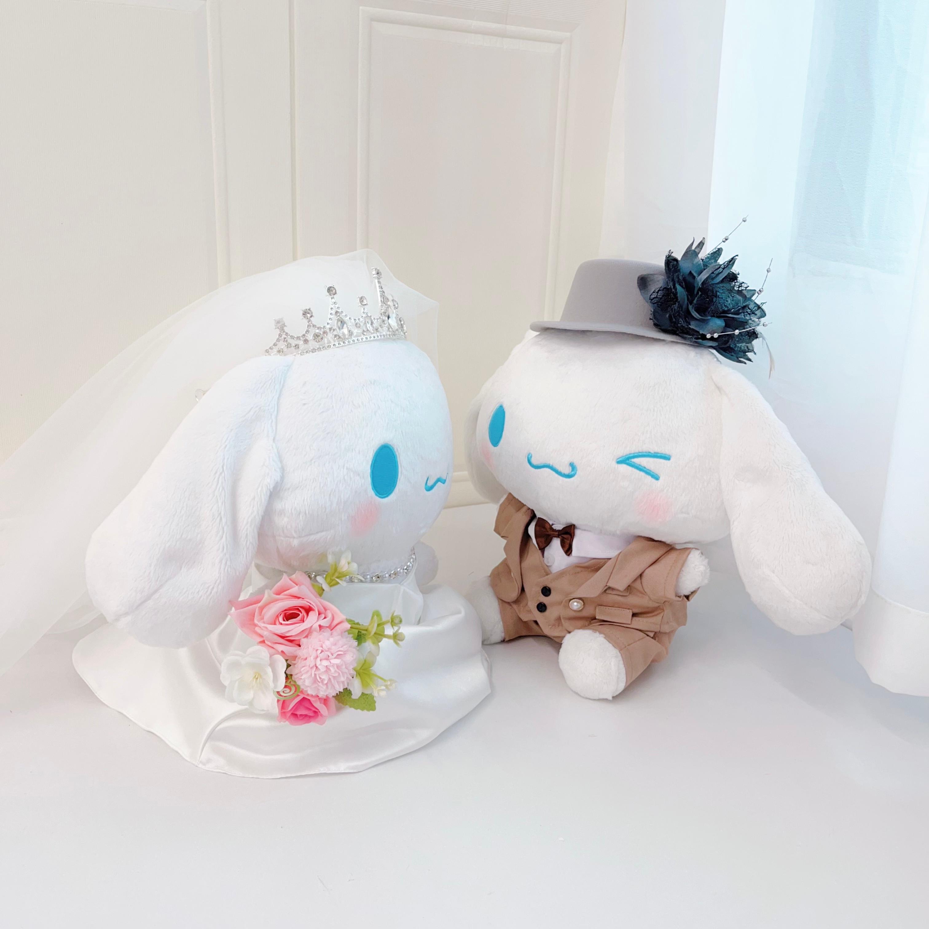 （非現貨)$1300肉桂狗結婚公仔