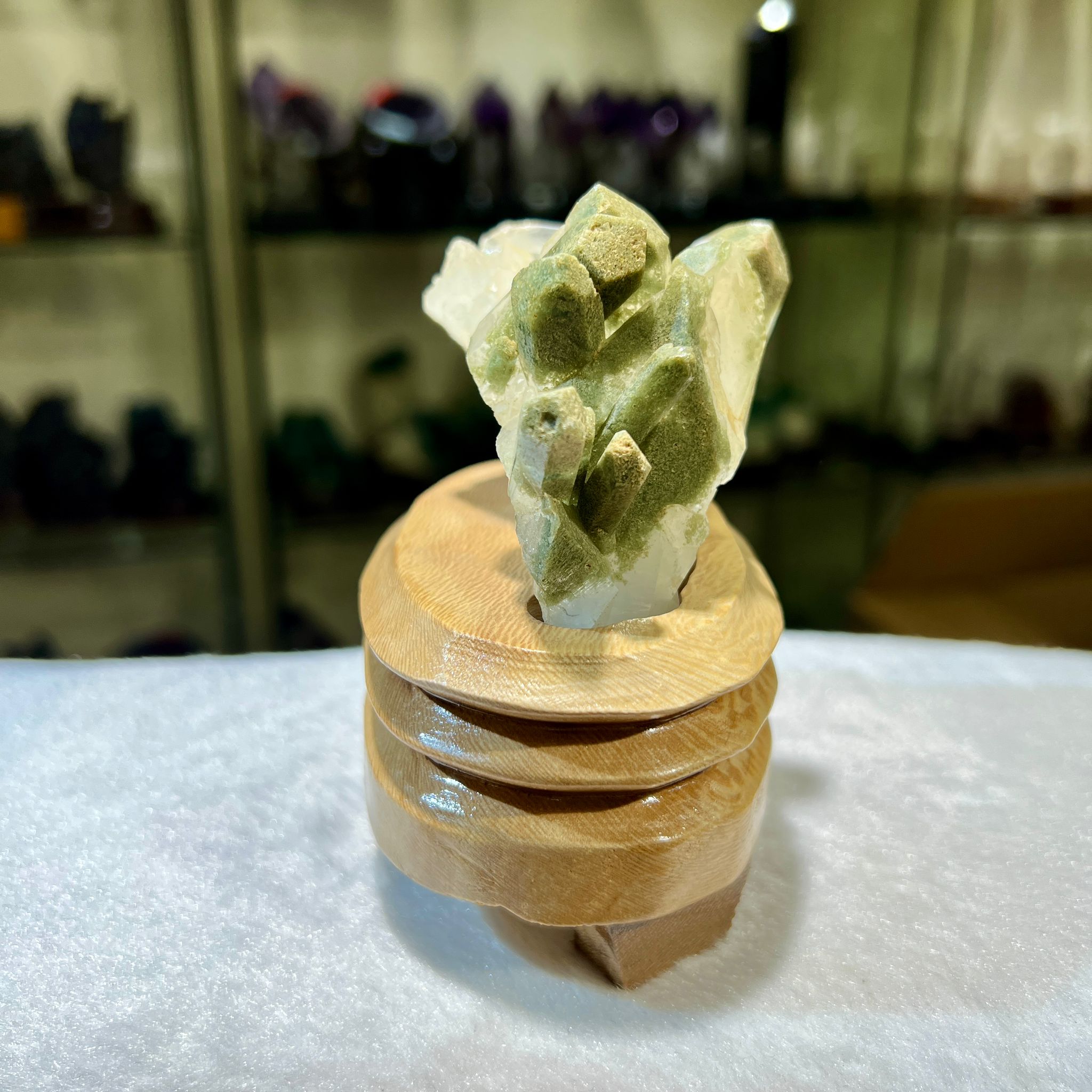 綠幽靈簇 (連座)