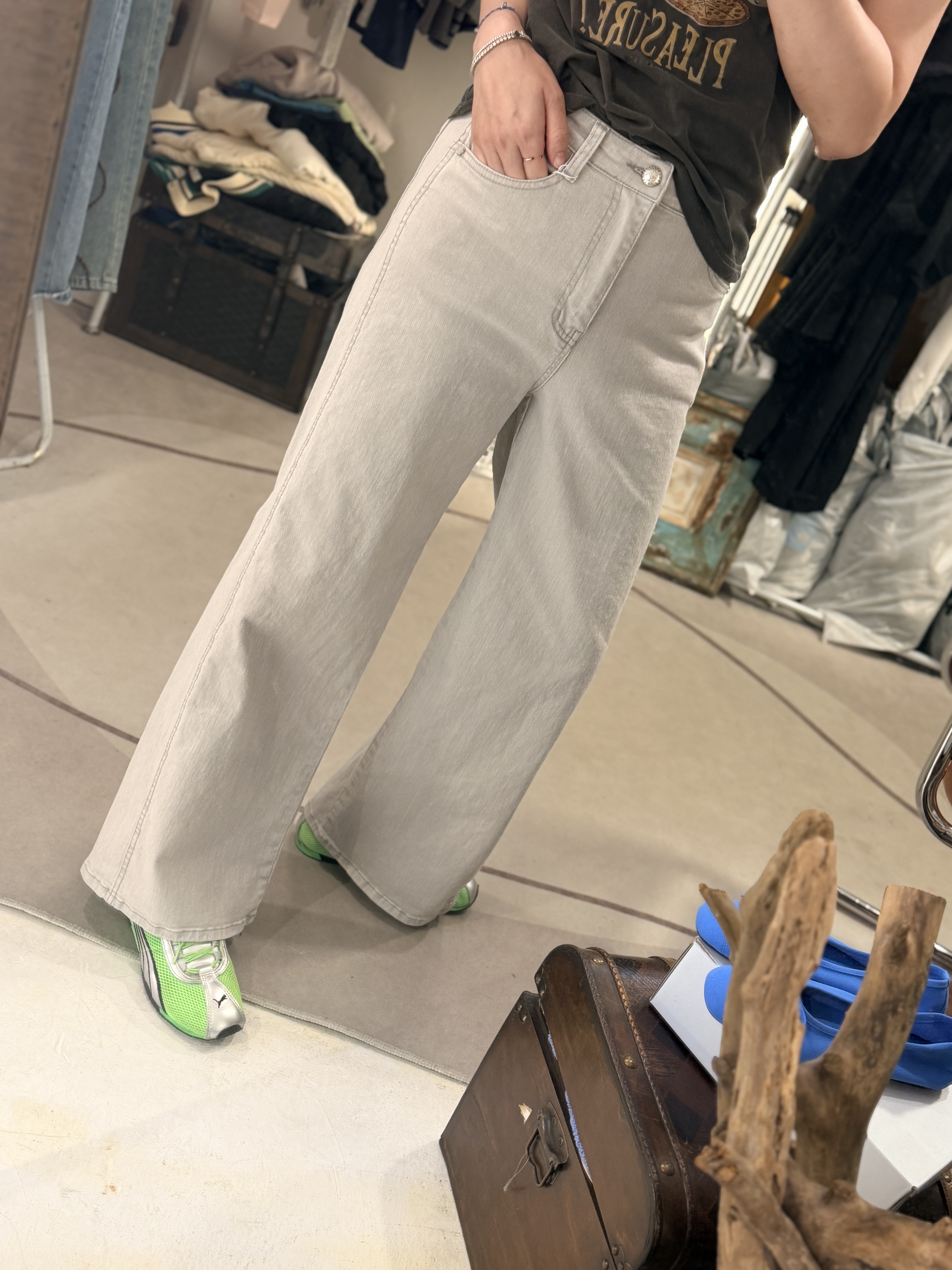 Summer elastic pants