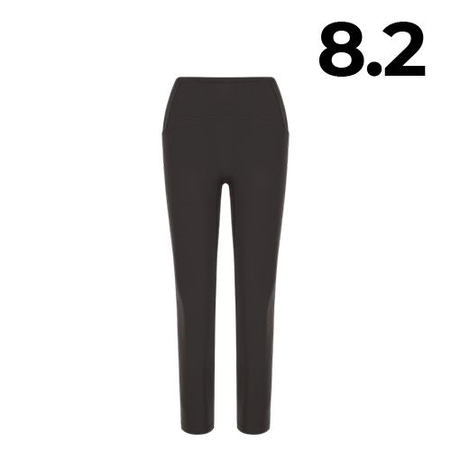 團購_Jun Ji-Hyun Set - Round Neck Crop Top & Leggings by Andar