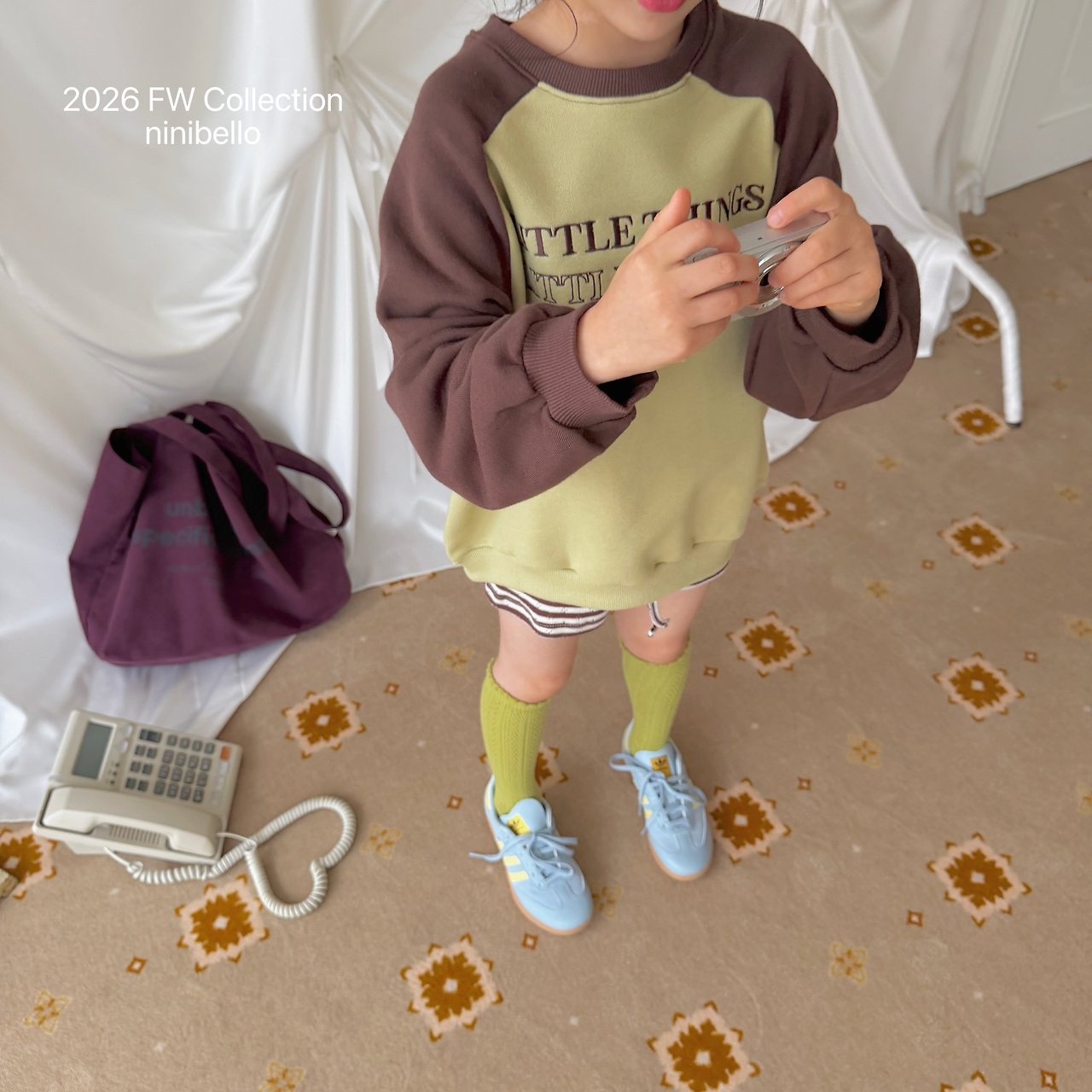 Ninibello | Little Raglan Sweatshirt 