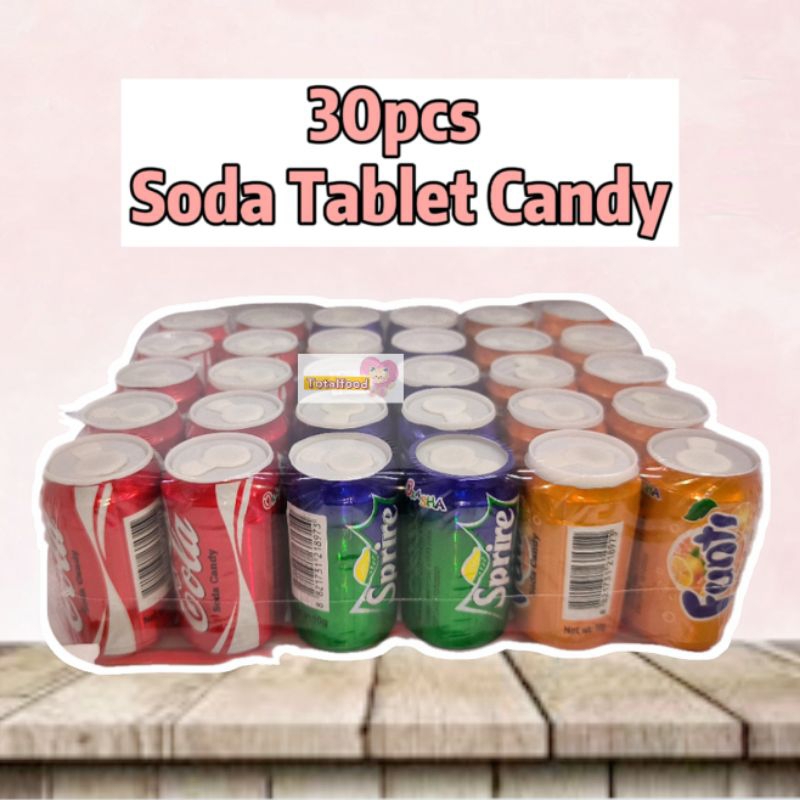Leanseng Soda Tablet Candy 30pcs (Cola Fanta Sprite)