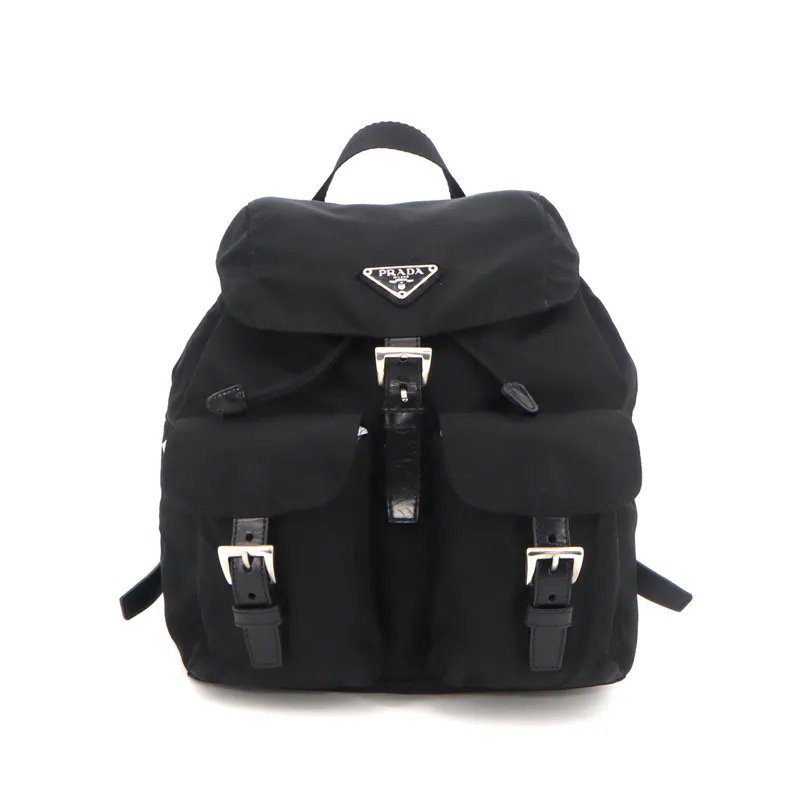 Prada Tessuto Double Pocket Backpack