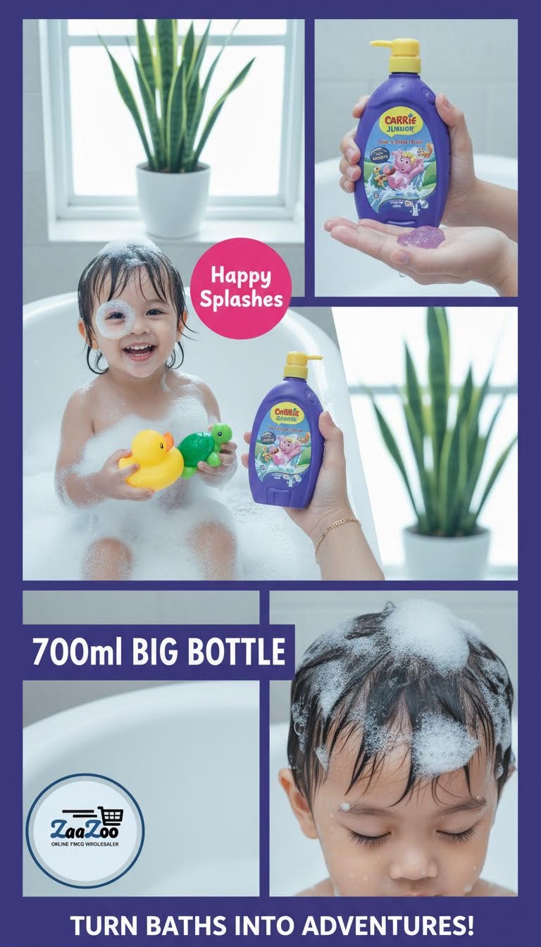 Carrie Junior Hair & Body Wash - 700ml  - G.GRAPEBERRY