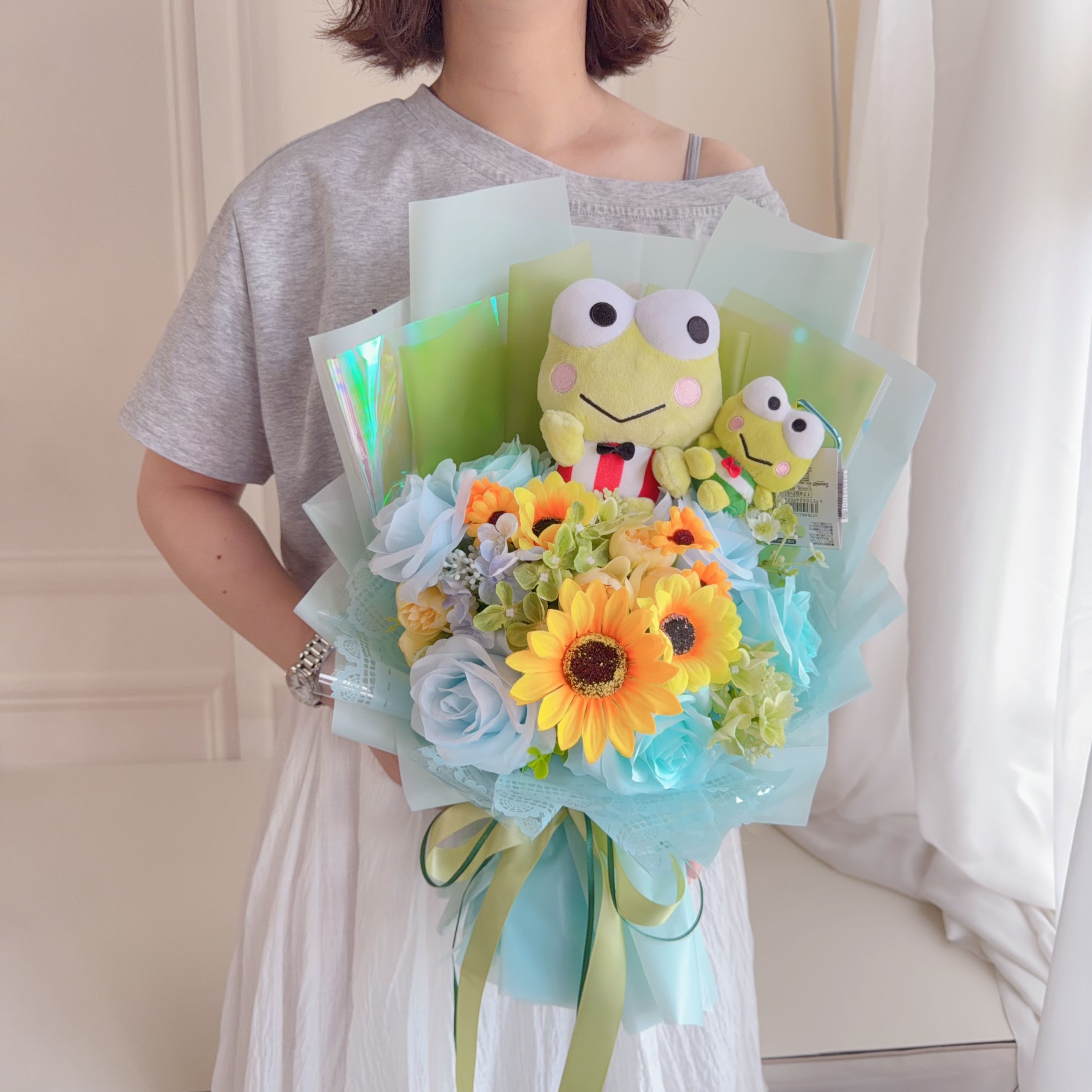 (現貨)keropi公仔花