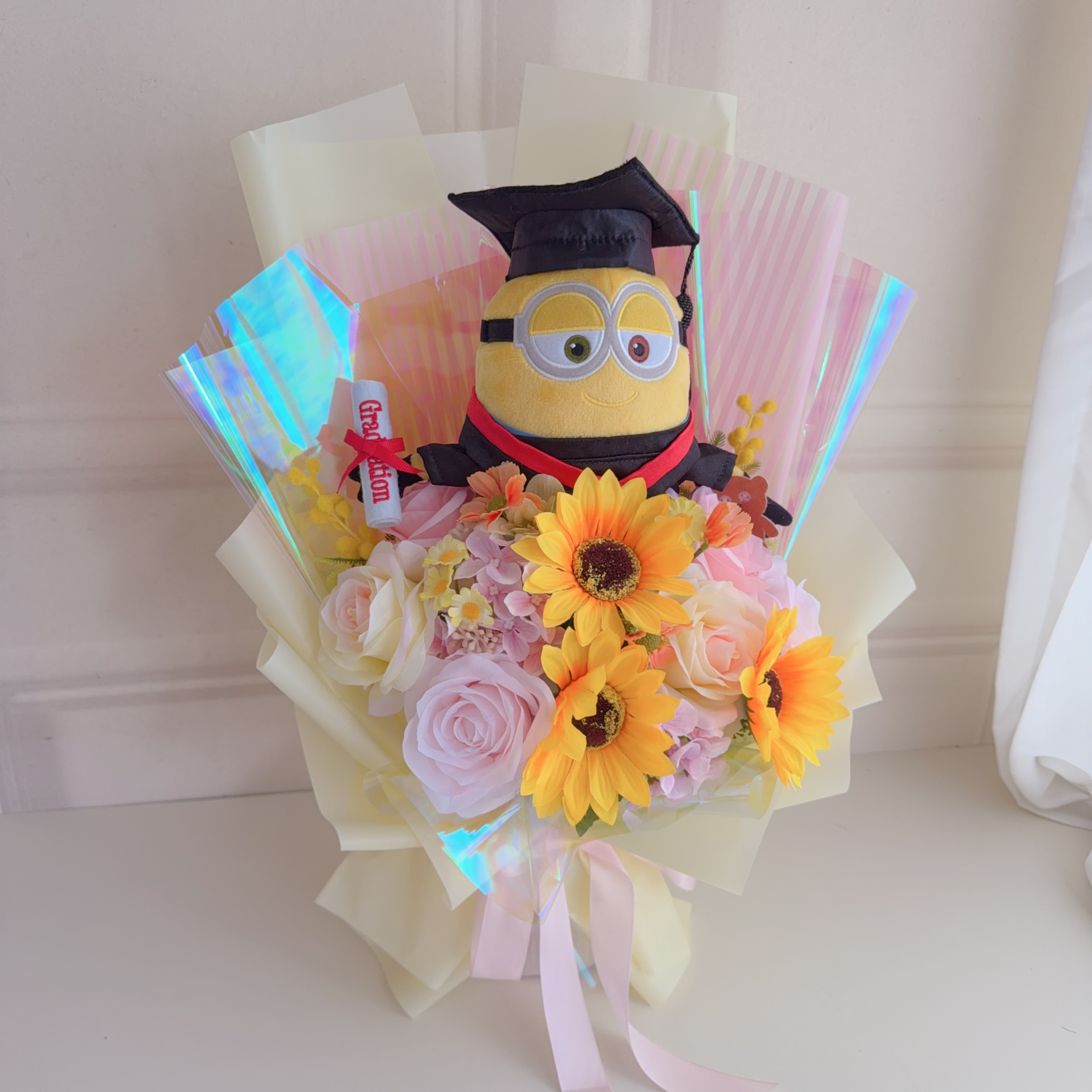 (現貨)Minions畢業花束