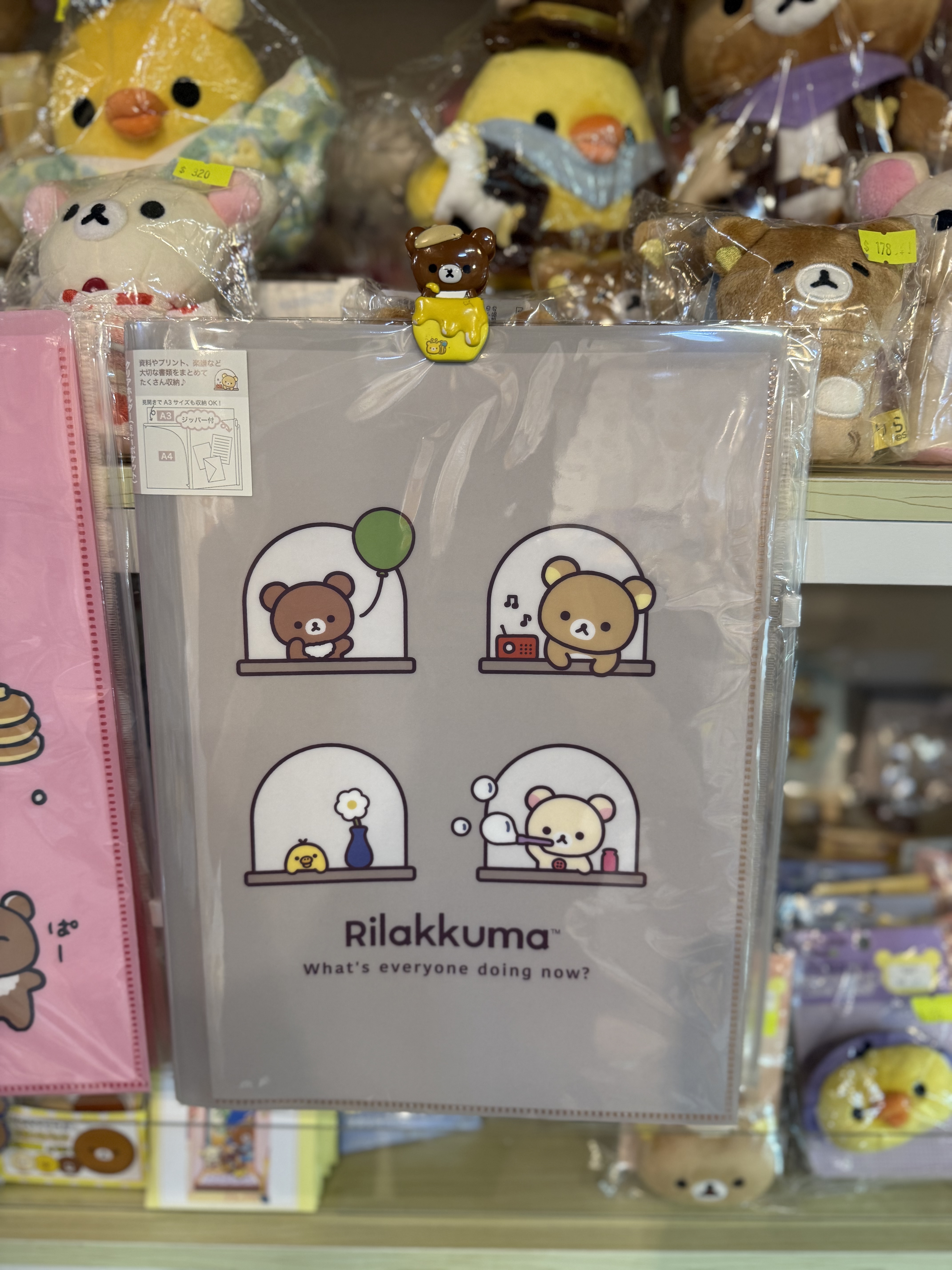 《現貨》全新rilakkuma A3/ A4 多頁file 