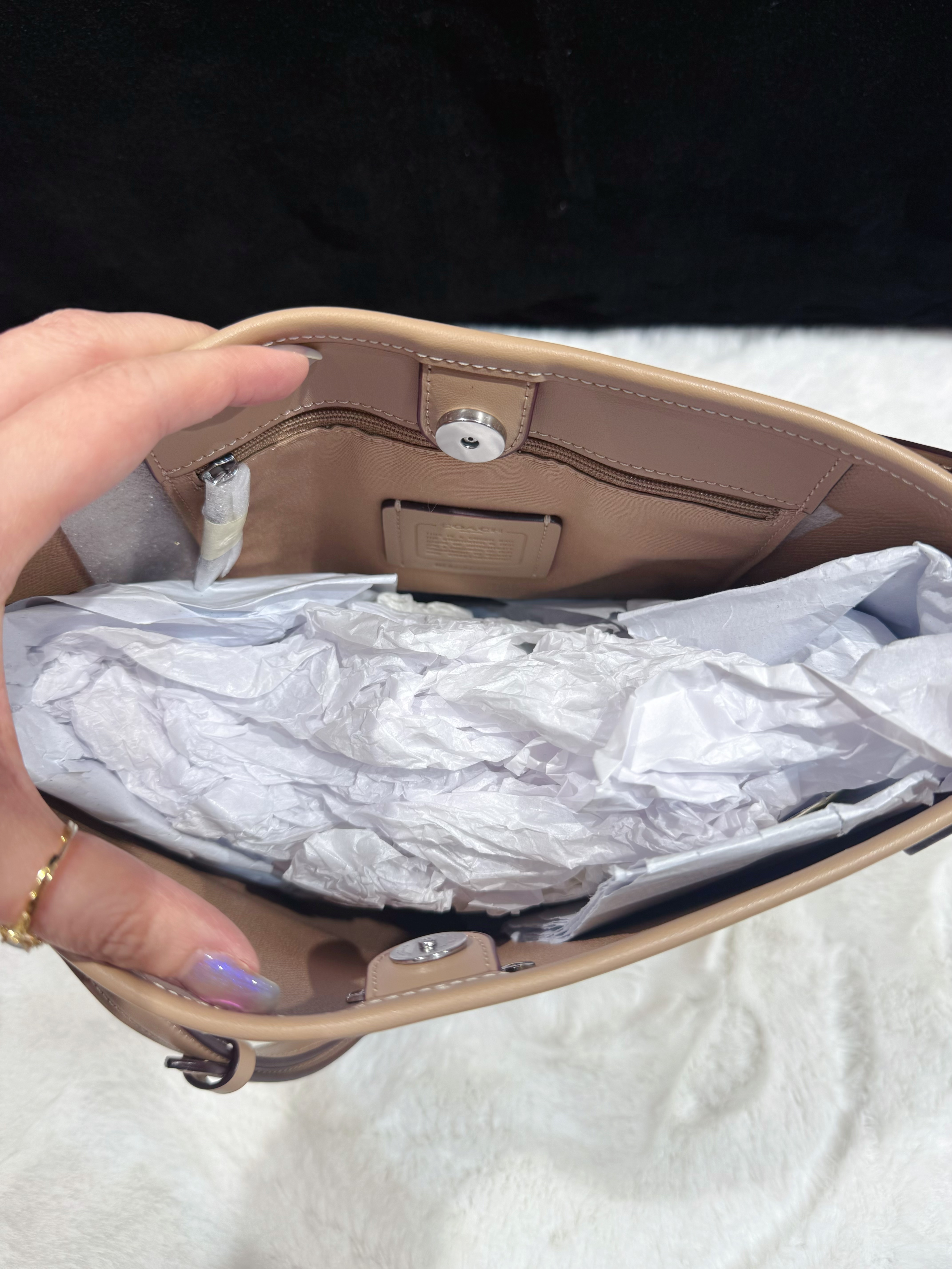 Coach City bucket milk tea/m