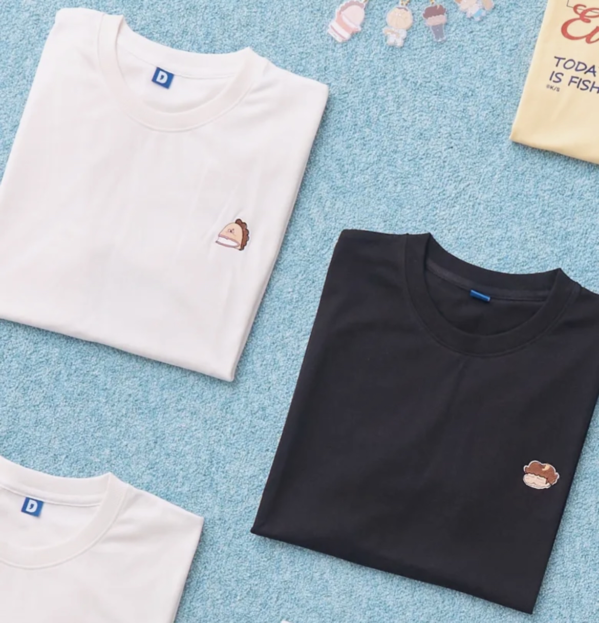 韓國預訂📍我們這一家刺繡圖案短袖Tee