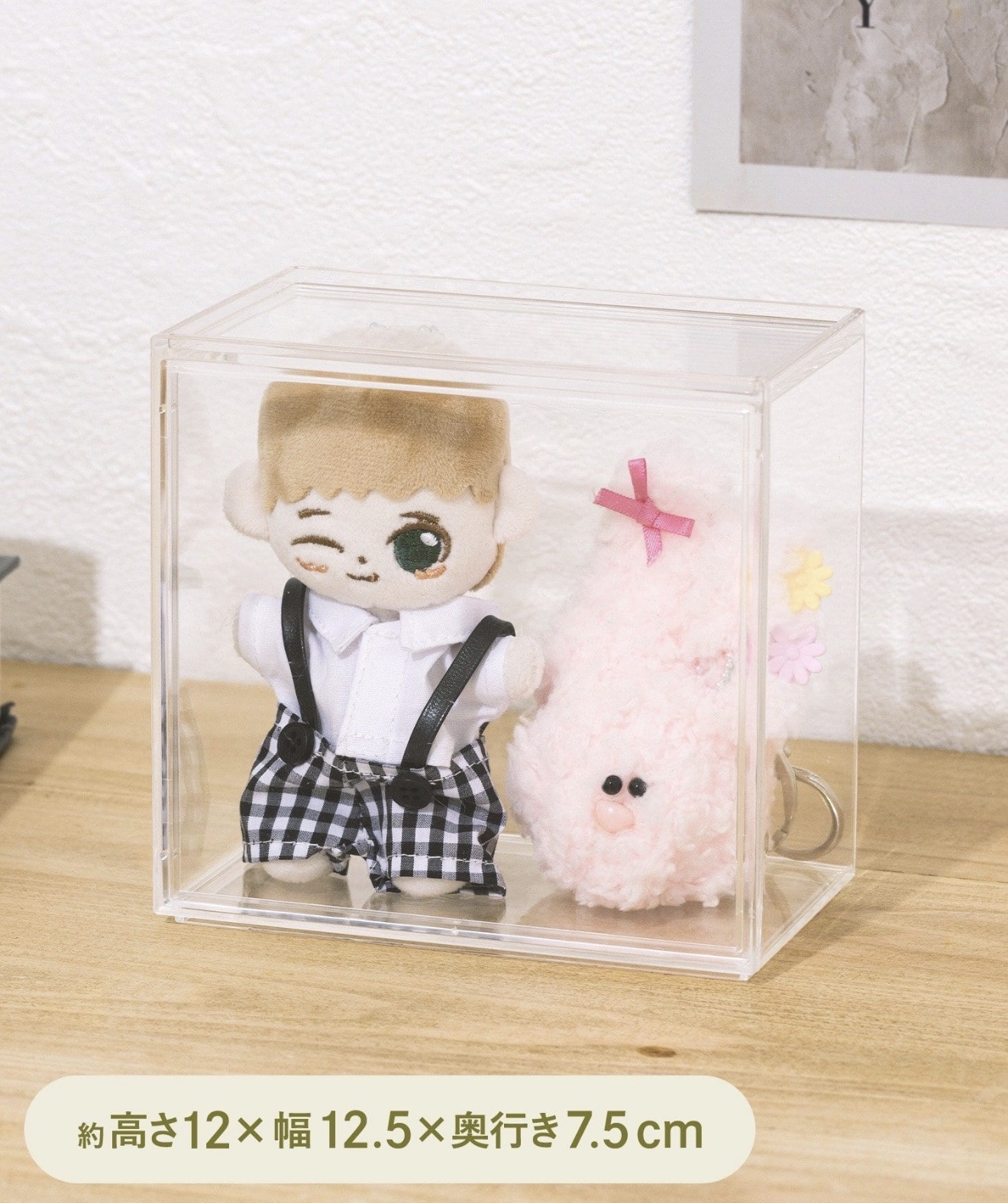 (11/5新品） 日本3Coins公仔展示盒
