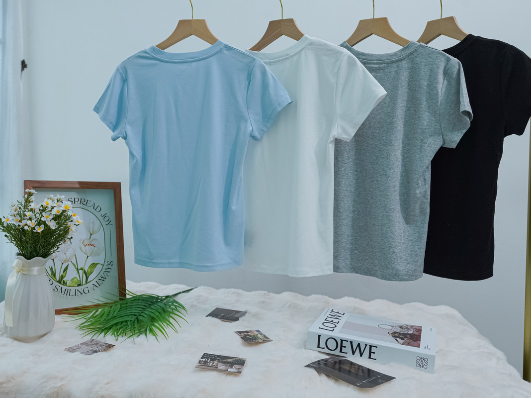 French Letter  “je t’aime”（I love you）Print Short Sleeve Tee ‖ 法式字母“je t’aime”（我爱你）印花短袖T恤 KR013753