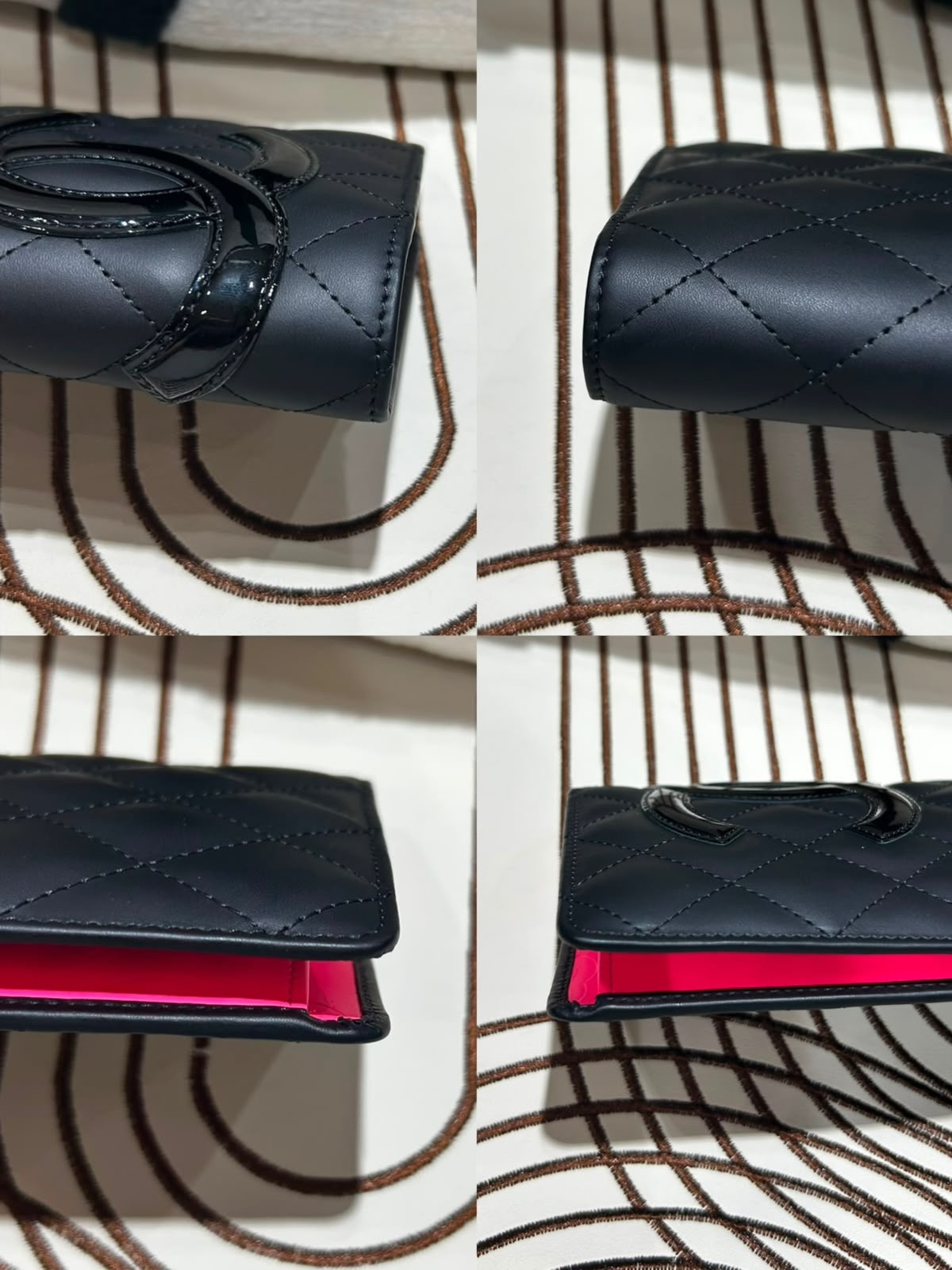 Chanel Cambon Long Wallet 黑色牛皮長銀包 100%Authentic, 99%New  ✅19card✅Box