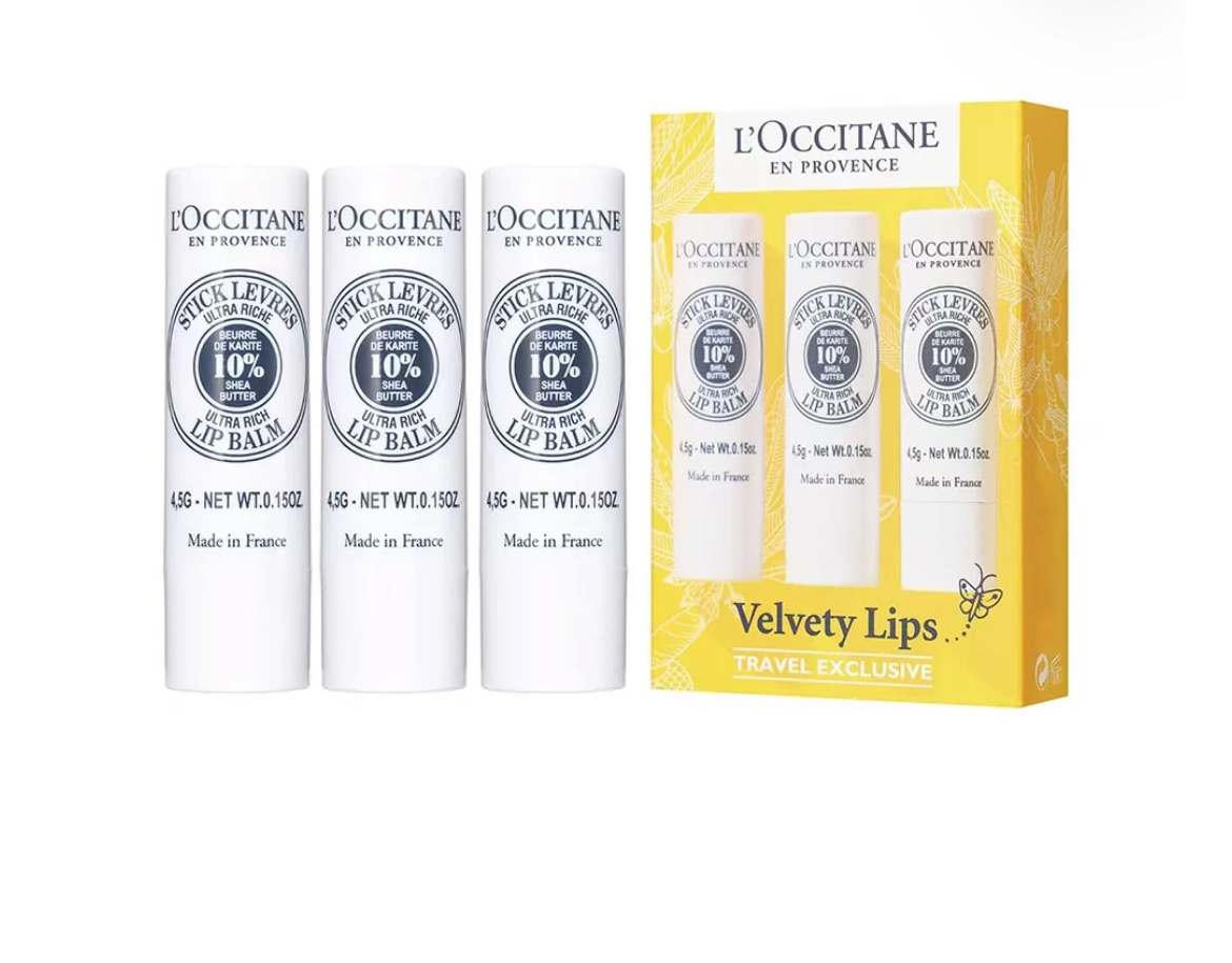 預訂!乳木果潤唇膏45gx3枝