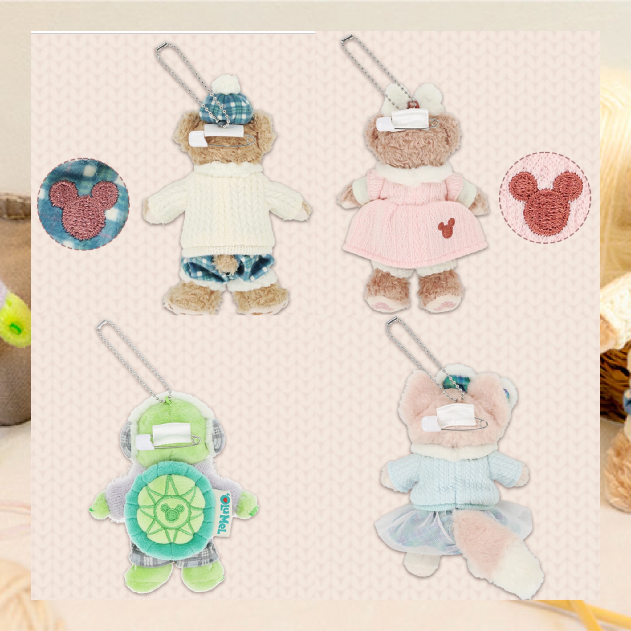 ：日本：2026 XMAS 東京迪士尼海洋限定 MAKING WINTER WARM 2/11 日本發賣 公仔吊飾