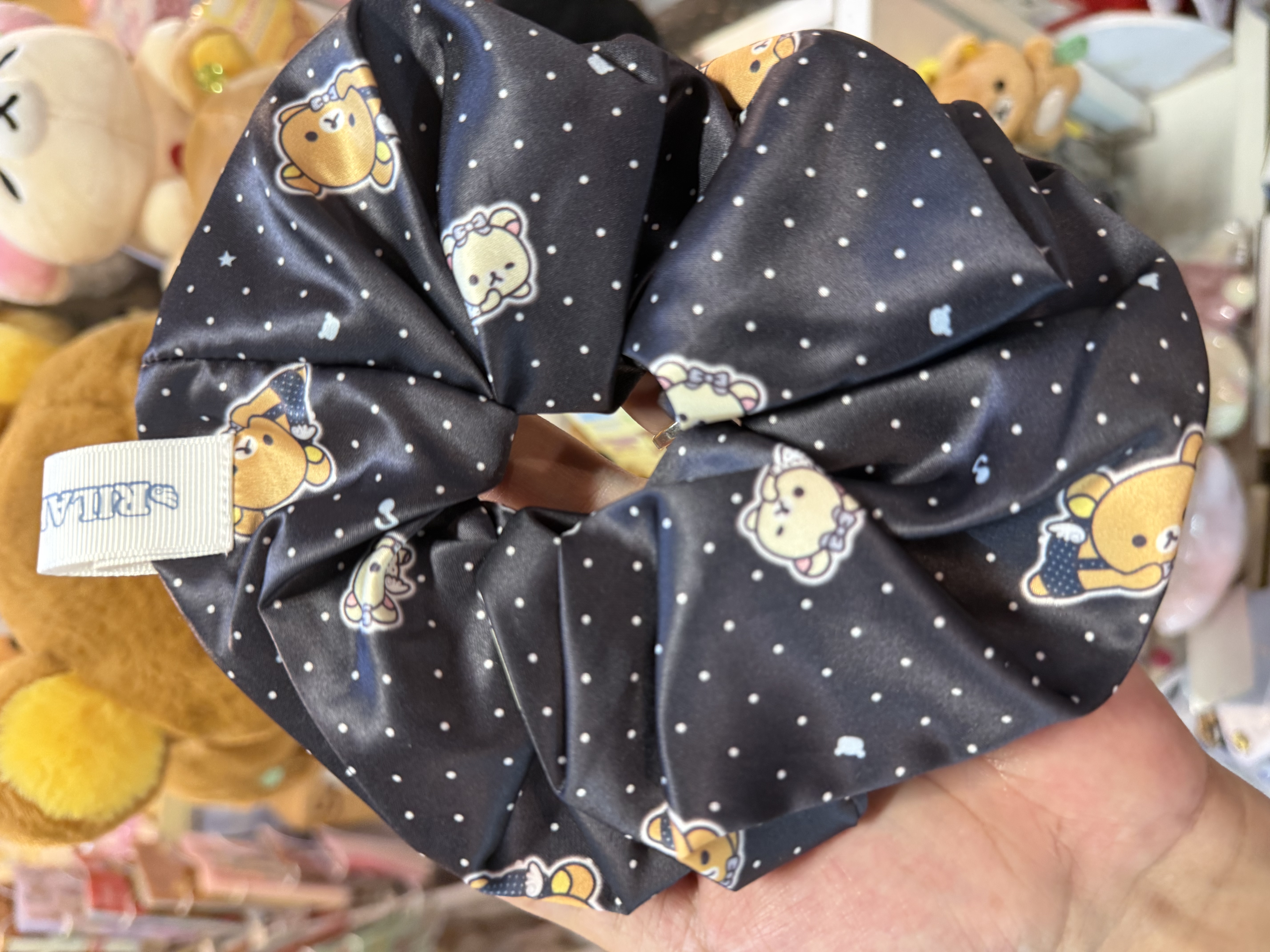 《現貨》全新Rilakkuma 黑白波點天使系列橡筋