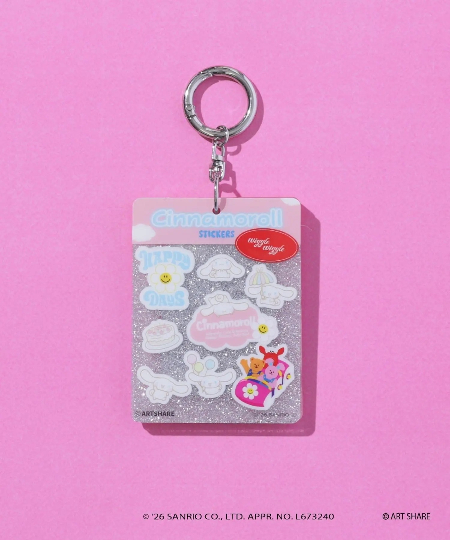 日本預訂📍日本Sanrio x Wiggle Wiggle系列 - 鏡子鎖匙扣盲盒 2026年11月下旬出貨