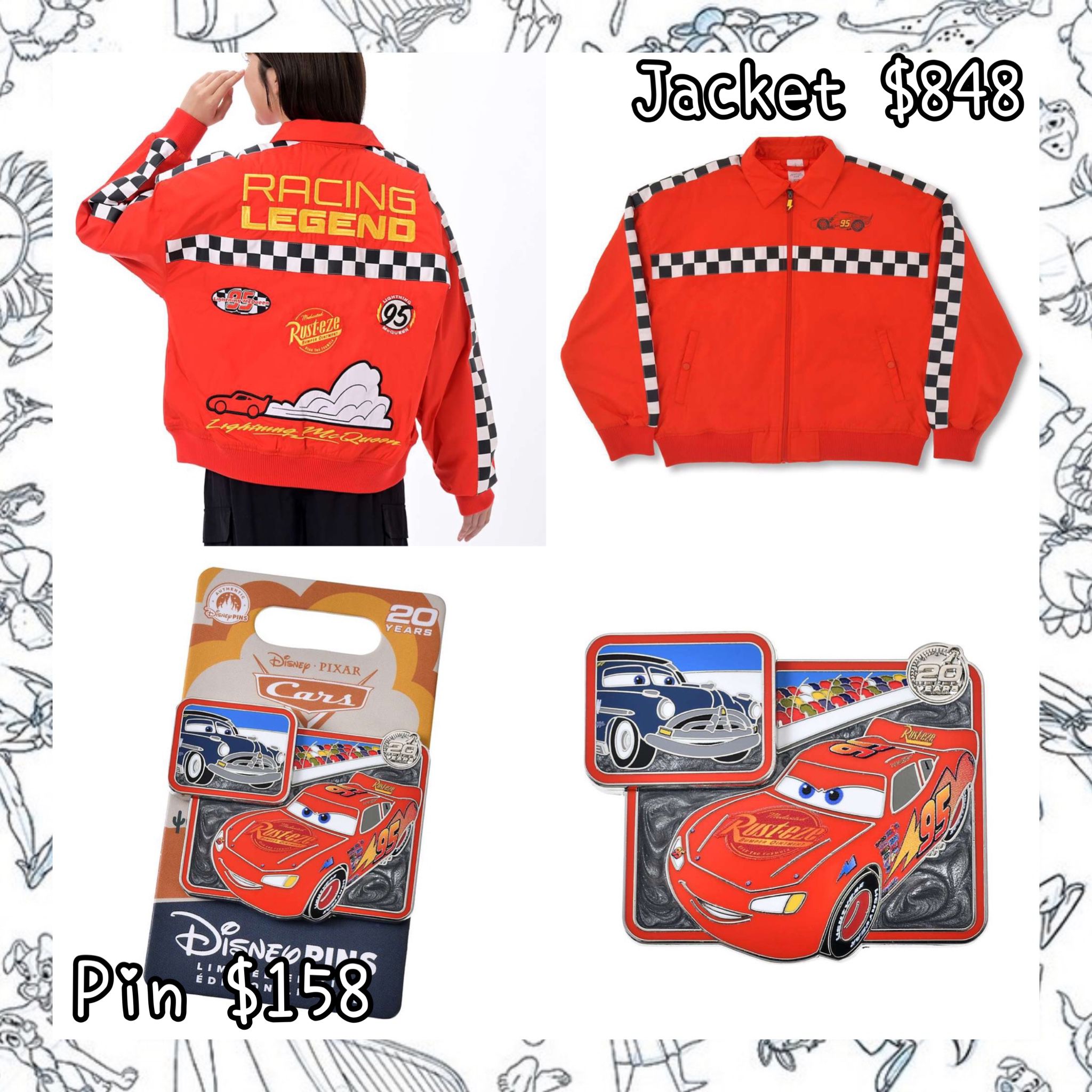 ：日本：DINOCO 400 PISTON CUP RACING SERIES CARS 20TH 26/6 日本發賣 JACKET PIN