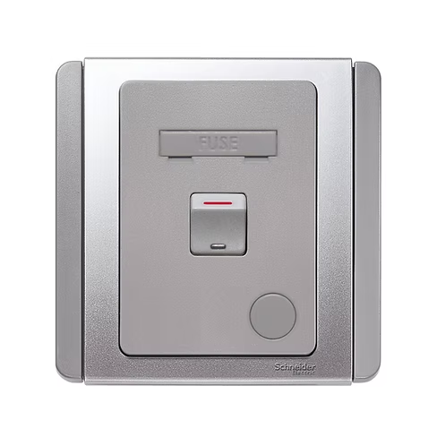 施耐德 NEO 銀灰 13AFuse有掣有燈 接線蘇