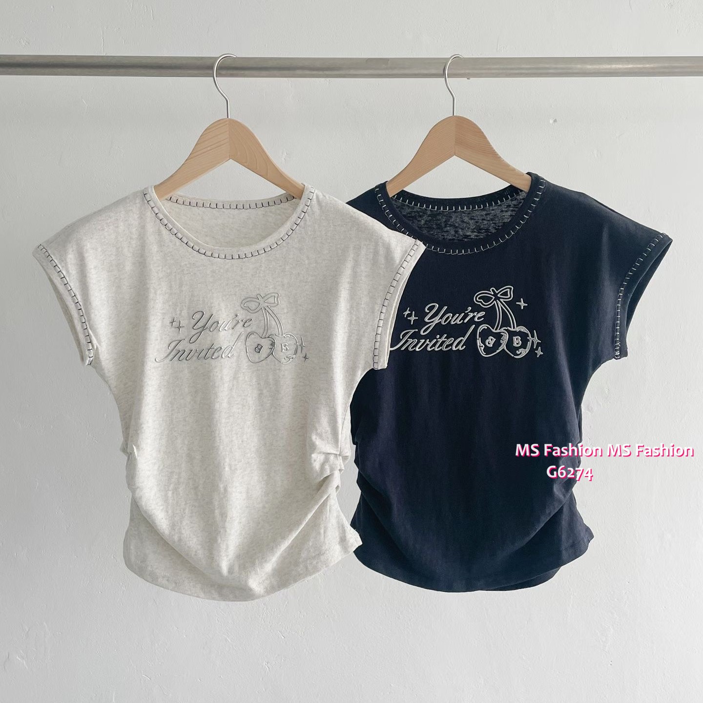 G6274 韓國🇰🇷型格tee仔