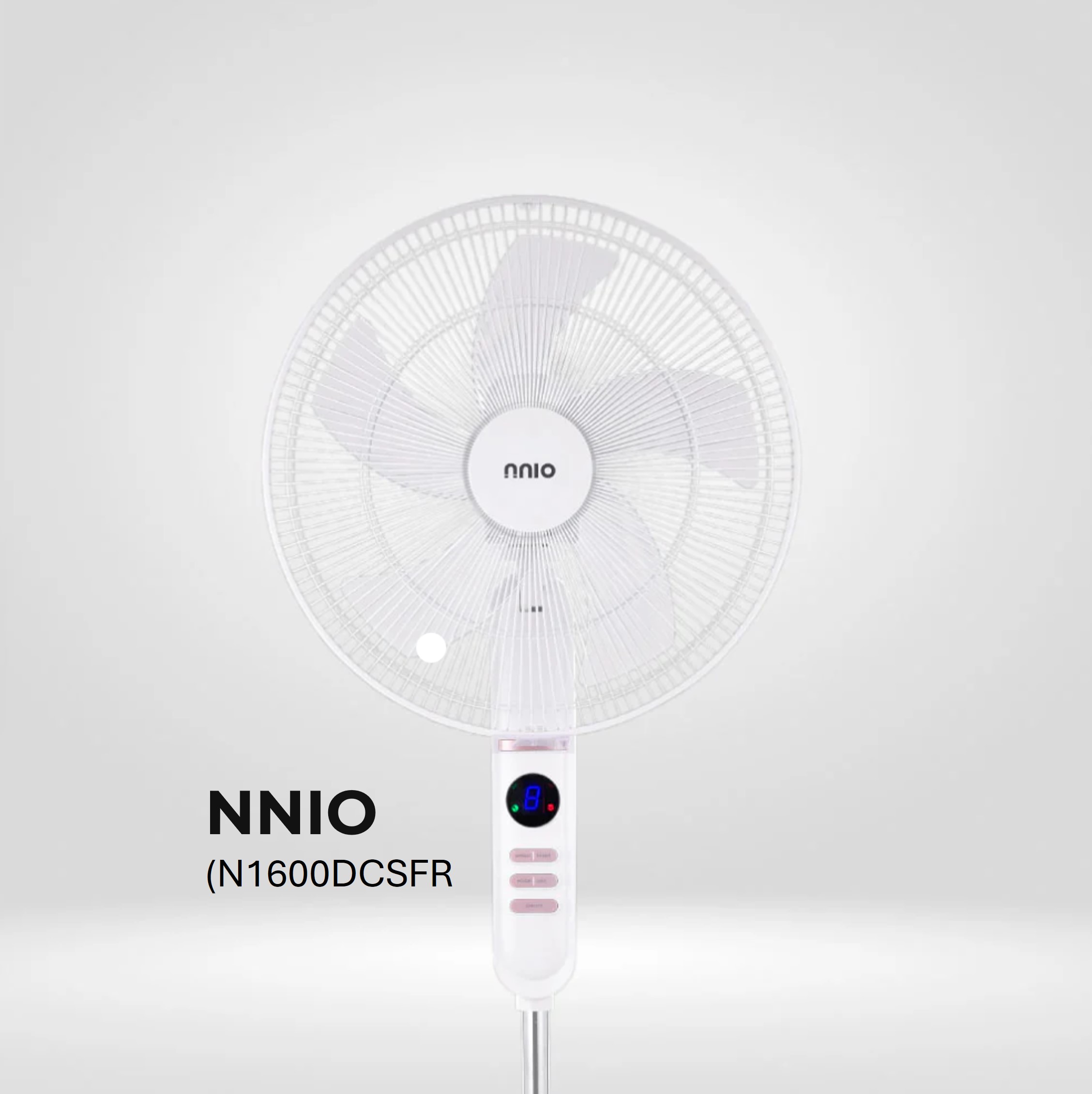 16" BLDC Motor Stand Fan with Remote Control, 9 Speed, 3 Mode (N1600DCSFR)