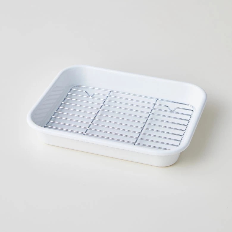 🔥🔥【日本製《OVJECT》琺瑯方形烤盤 3件套】