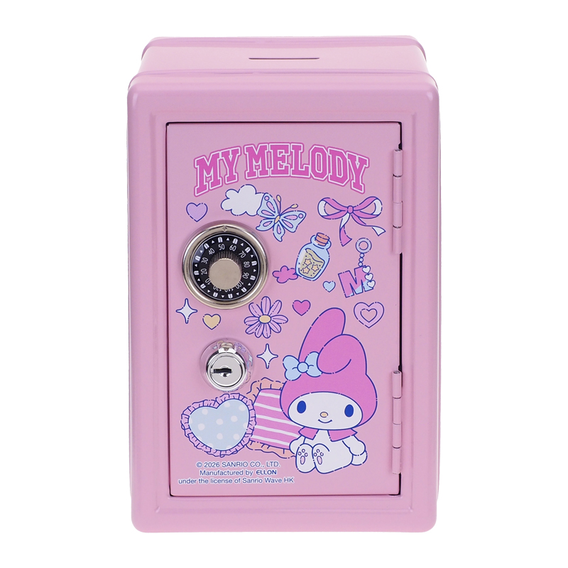 My Melody Metal Safe Bank (Double Lock) 直身夾萬