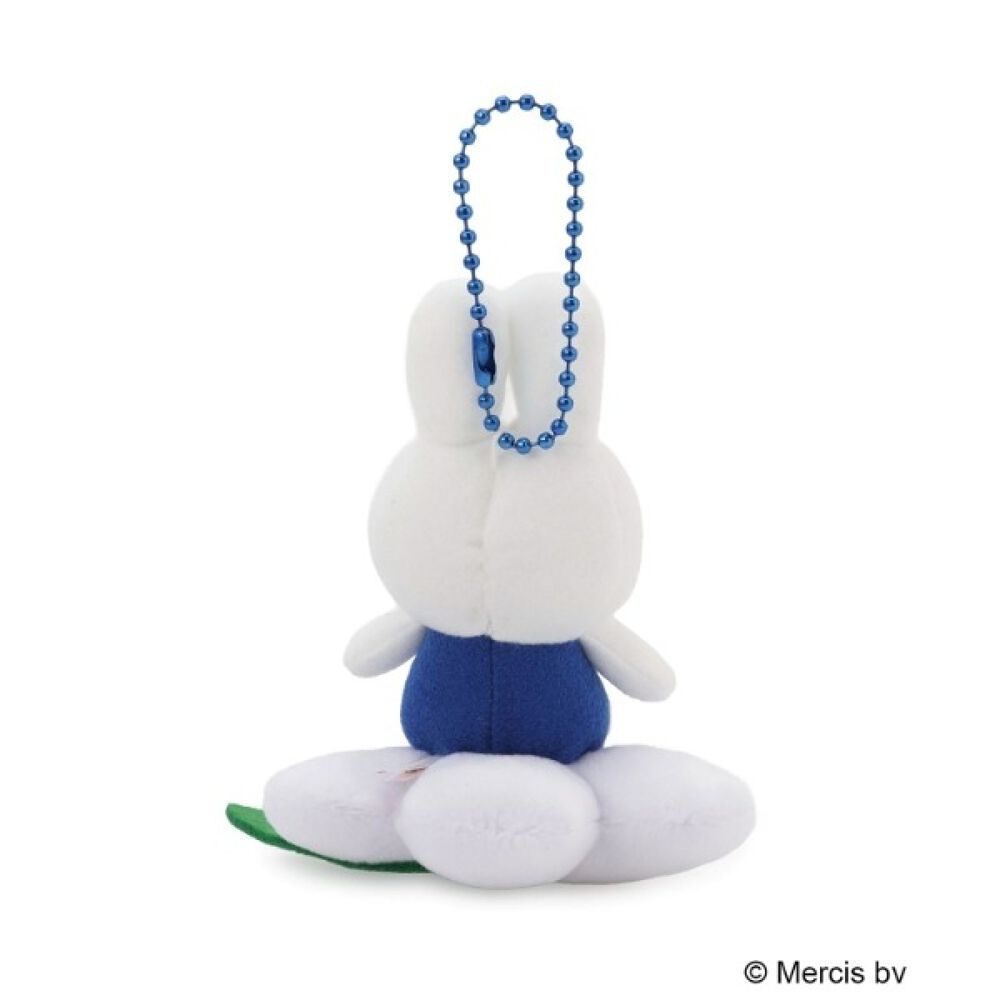 現貨｜Miffy 藍色 花朵 日版 毛公仔 吊飾 掛件 (608874)