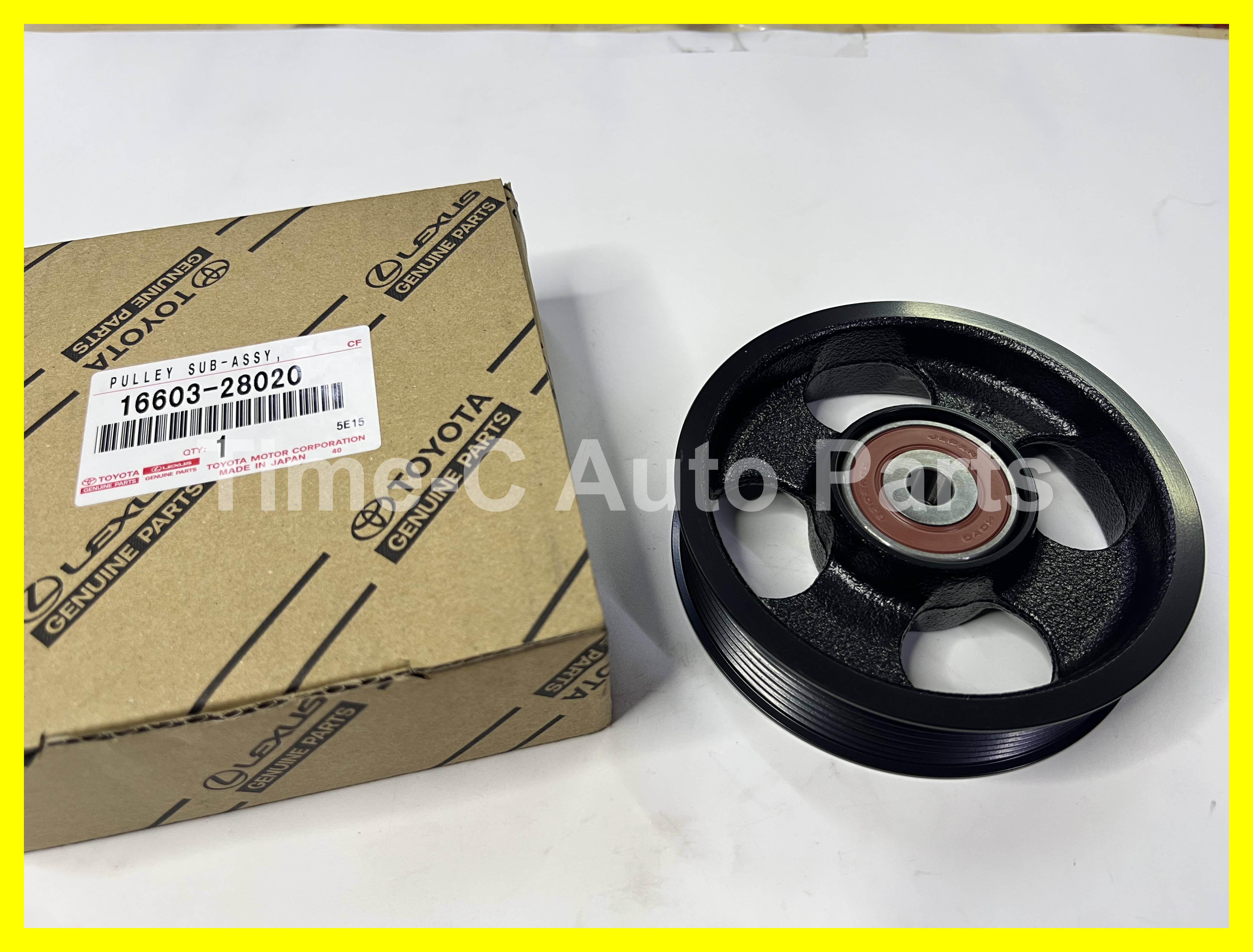 皮帶坑輪 16603-28020 - Toyota Estima 50系