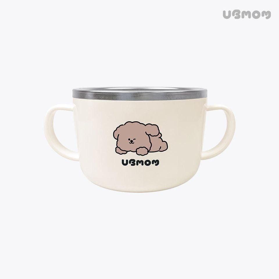 Ubmom萌萌狗不銹鋼麵碗