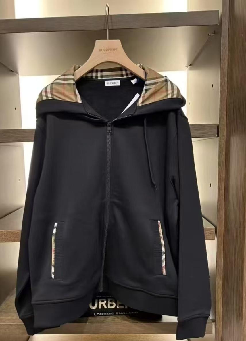 預購 Burberry🌈🌈折扣款 女士連帽zip up Sale