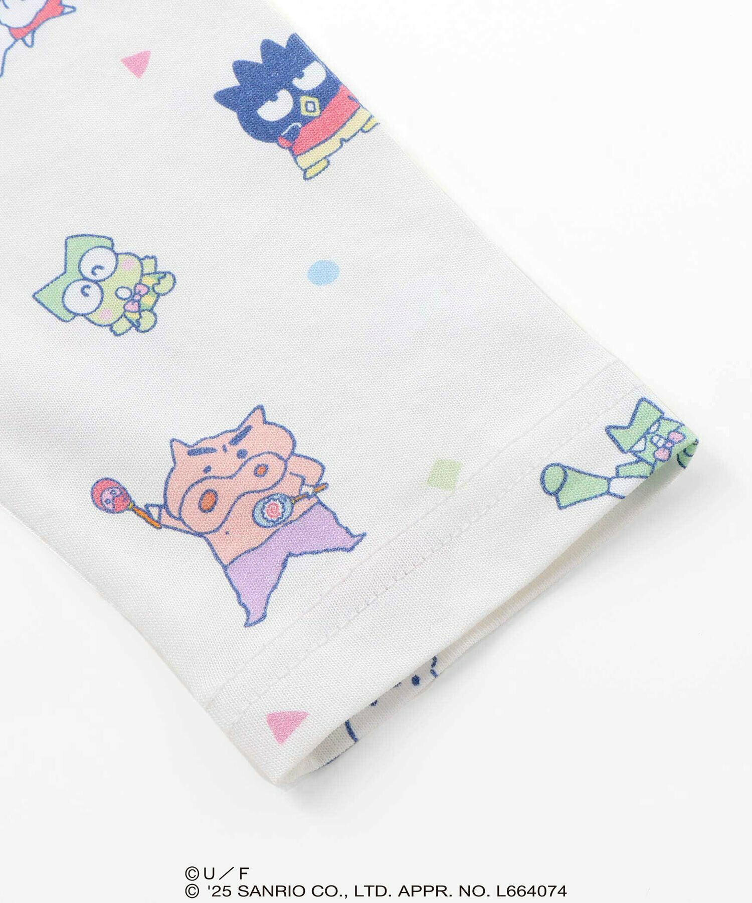 🆕【⭐訂購⭐】日本直送🇯🇵🌀#蠟筆小新 x #Sanrio Hapidanbui 長袖+短袖Tee 兩件套裝［2款選］ 🌀[ELJA-0200] [261122]
