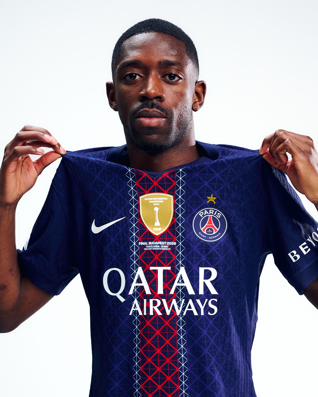 歐聯決賽版🏆 Nike PSG 巴黎聖日門 2025-26 主場球迷版球衣 (可加印字章) HJ4593