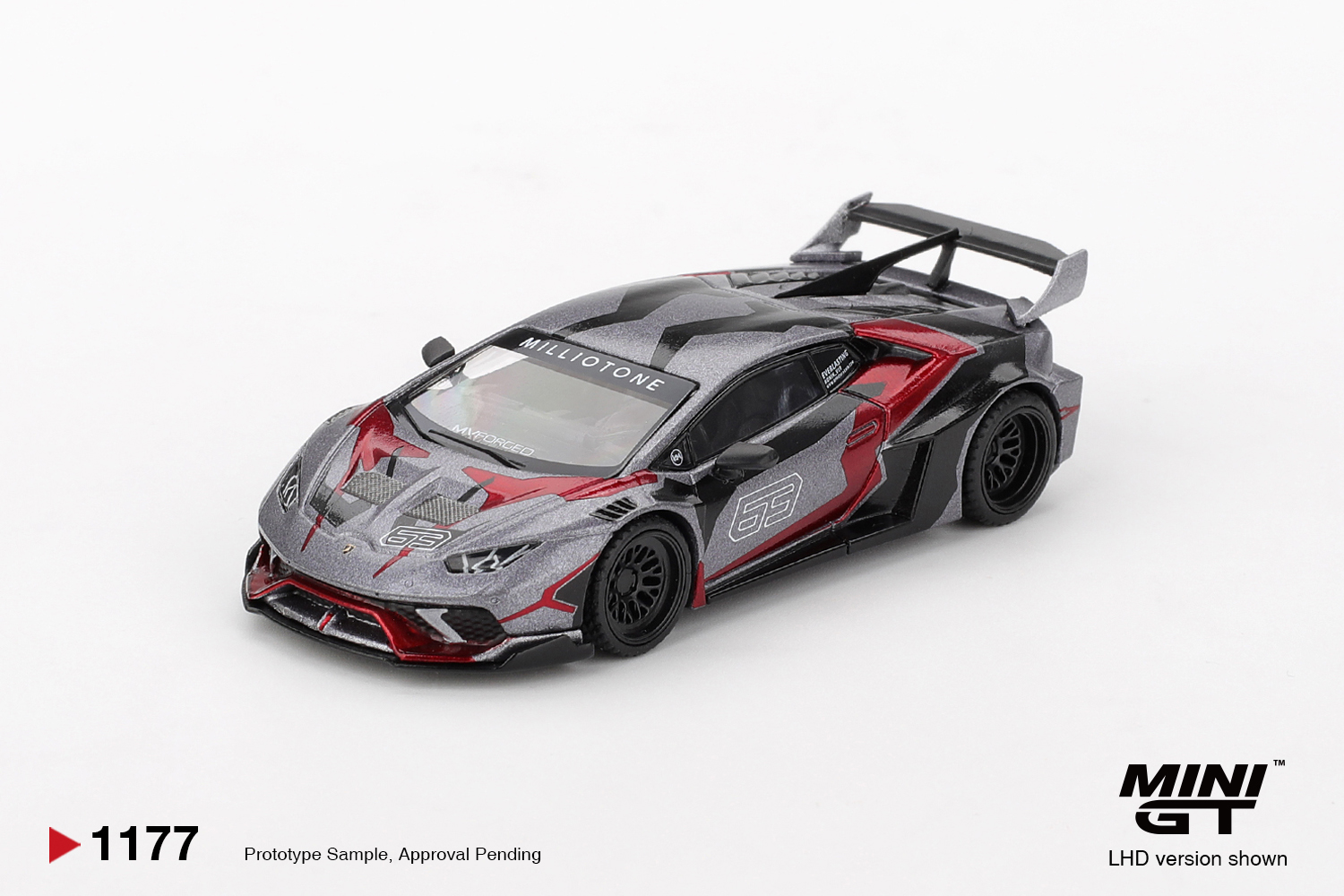 Mini GT 1/64 LB★WORKS Lamborghini Huracán GT RONIN - MGT01177-L
