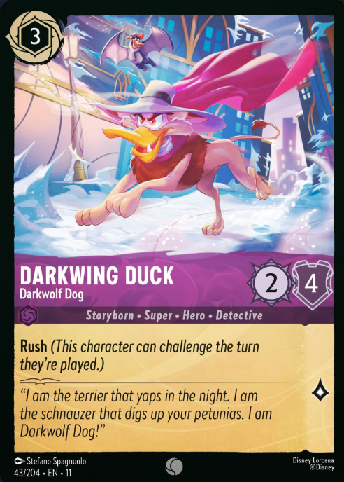 43/204 Darkwing Duck - Darkwolf Dog C