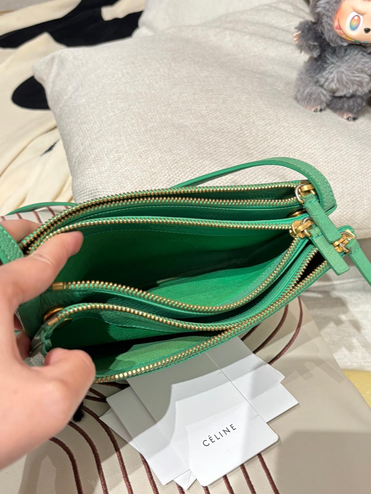 Celine Trio Bag Calfskin 100%Authentic, 90%New ✅Dust bag