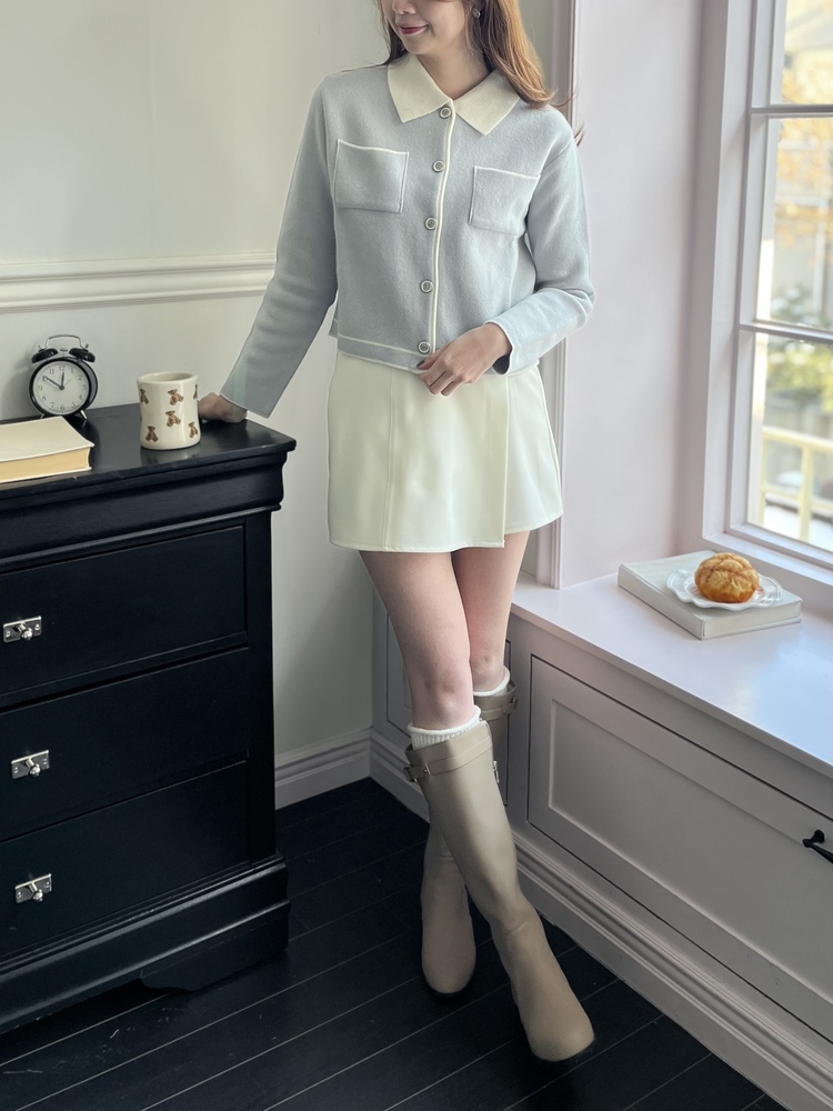 Front-Overlap Skorts (Ivory)