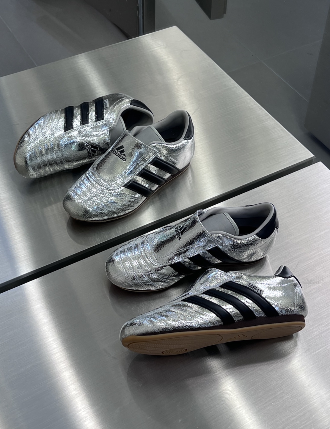 JH9664 Adidas Taekwondo Silver Metallic Black JH9664