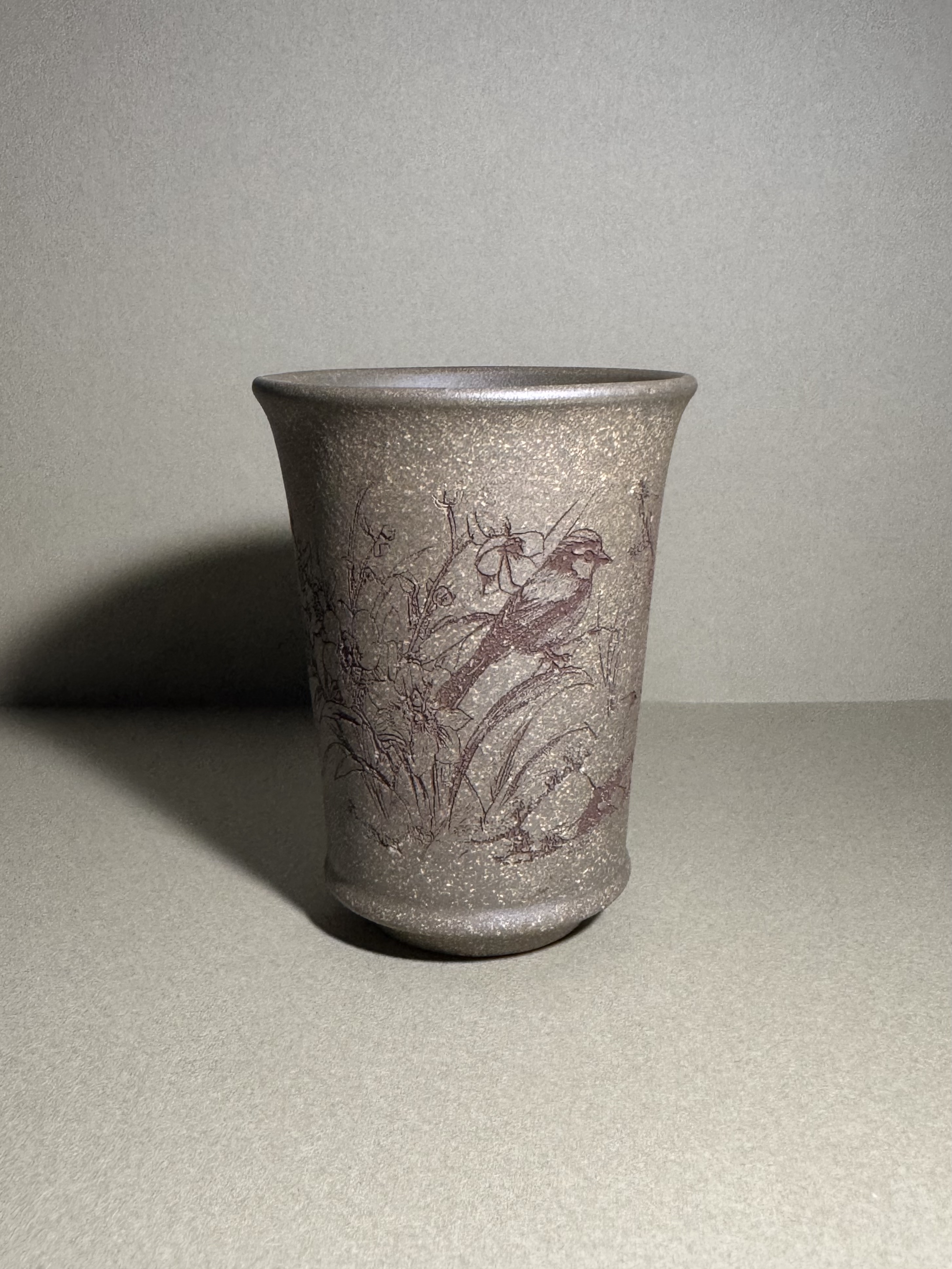 宜興紫砂｜青段泥品茗杯（高杯型）