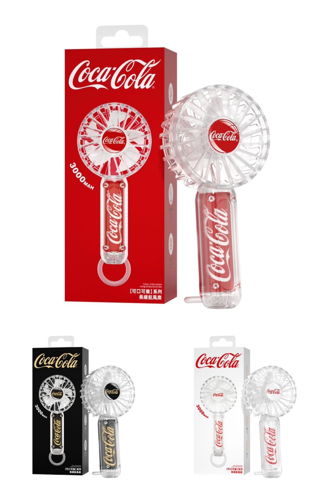 Coca-Cola 透明版可樂手持風扇