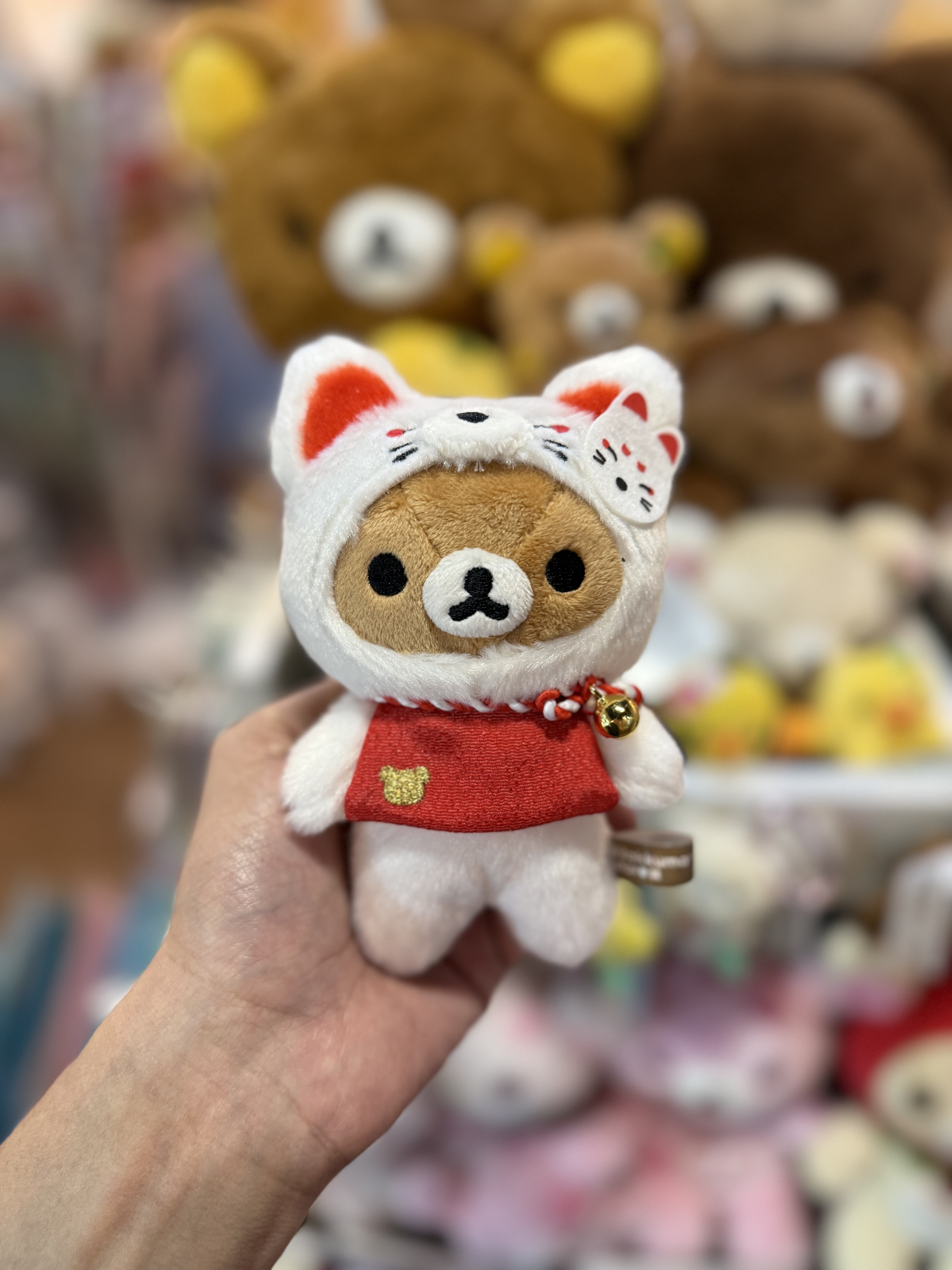 《現貨》日本京都店限定 Rilakkuma 白狐造型掛飾