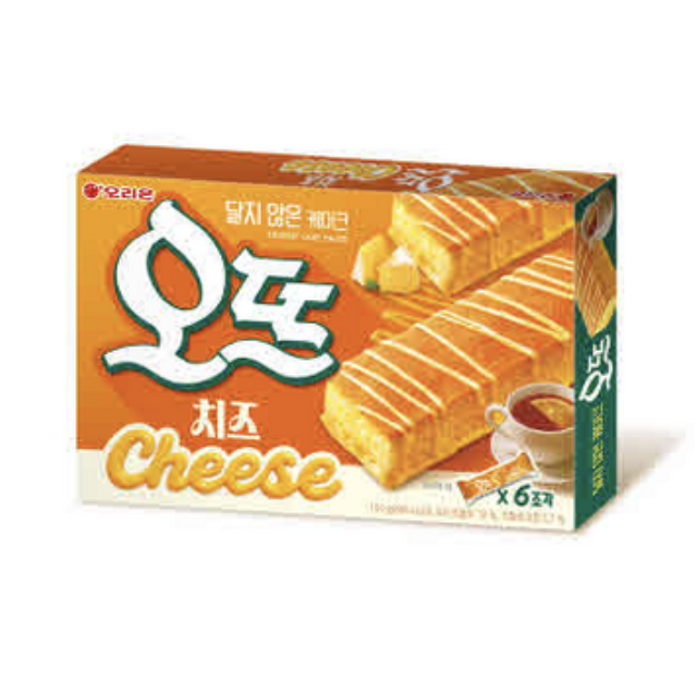 韓國 Orion O'tte 濃郁車打芝士 小蛋糕｜ Cheddar Cheese Bar Cake