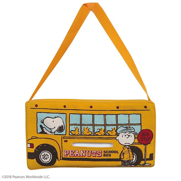 Snoopy經典校巴造型面紙套