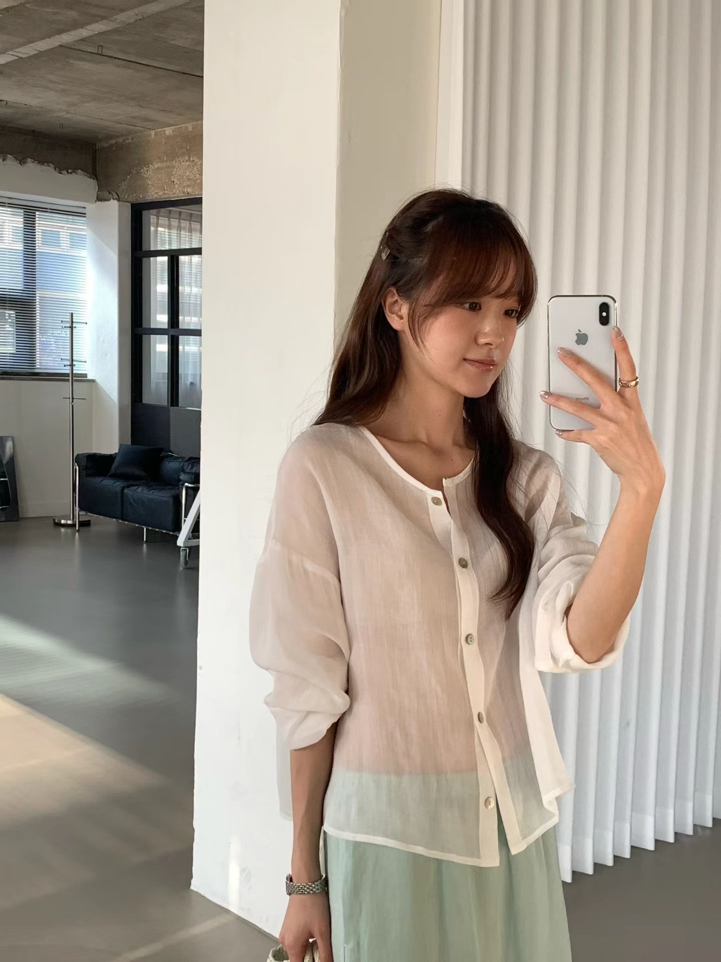 🇰🇷東大門女裝 | modern linen shirt