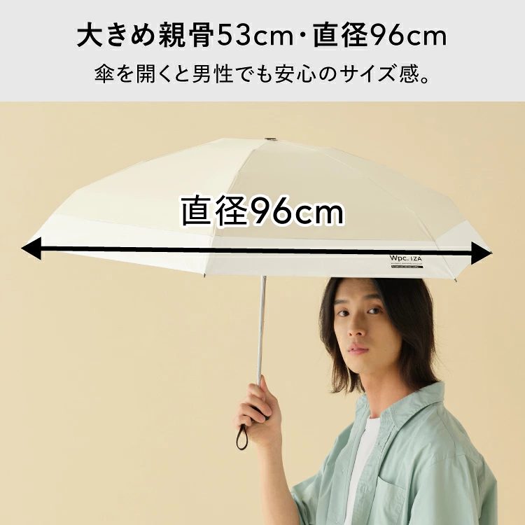 【日本直送】Wpc. IZA Compact 降溫縮骨遮｜晴雨兩用・激減 14.7°C (240g)