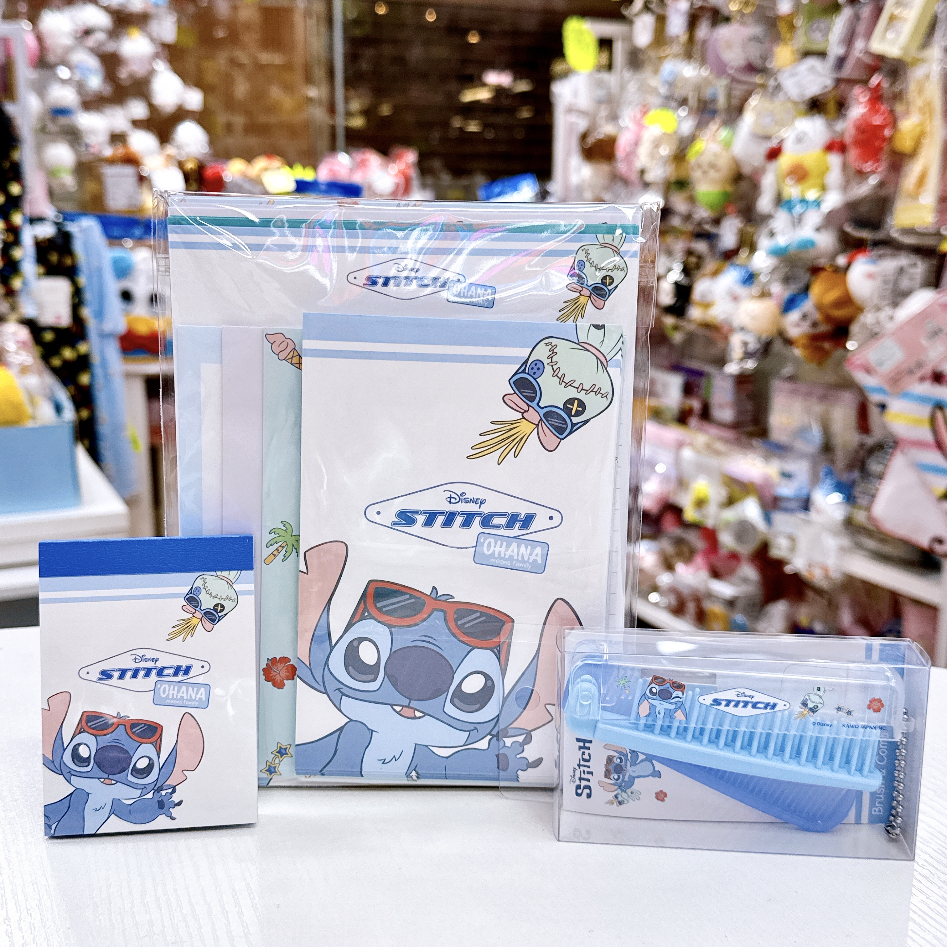 日本版史迪仔摺梳/信紙/Memo