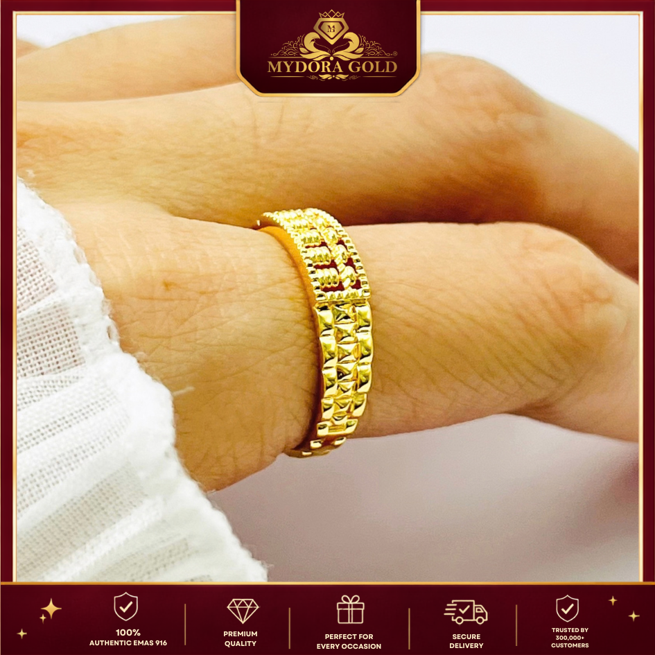 MYDORA EMAS 916 Cincin Sempoa Lexendra (5G) l EMAS 916/22K