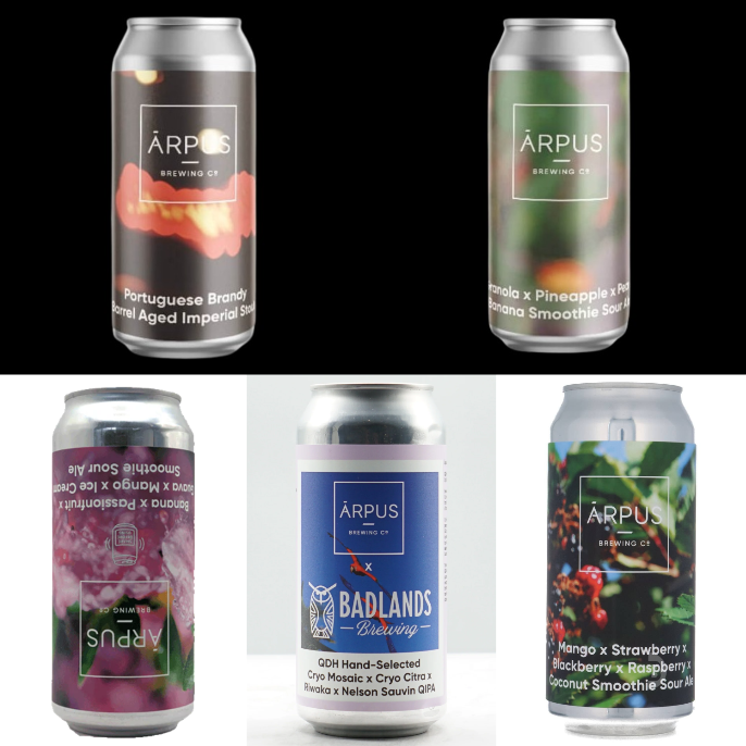 Arpus Brewing QDH QIPA / SMOOTHIE SOUR / IMPERIAL STOUT