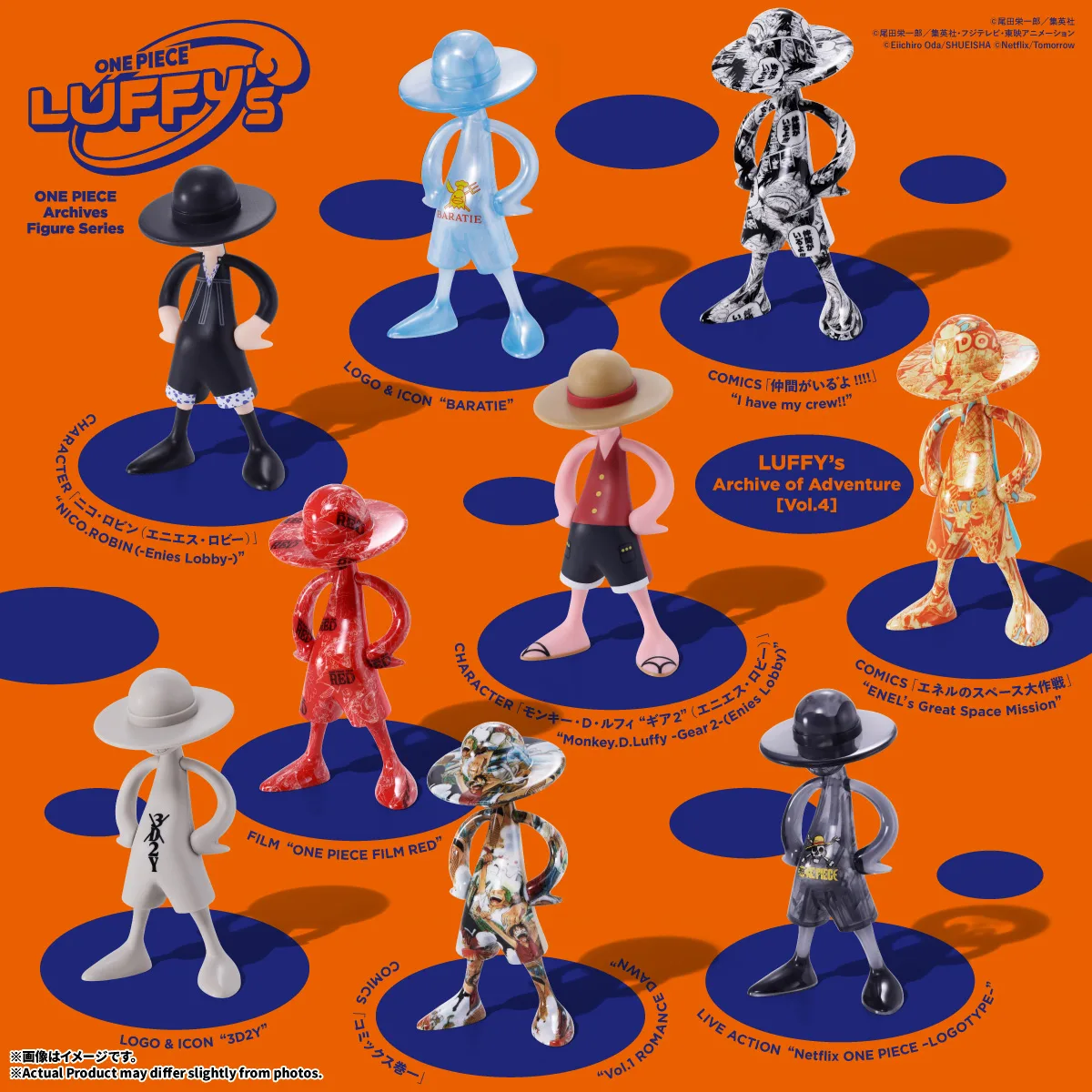 (預訂訂金 $200) (總價 $554) Bandai One Piece LUFFY's Archive of Adventure 海賊王 路飛冒険的記憶 Vol.4 (原盒10個) (行版) 