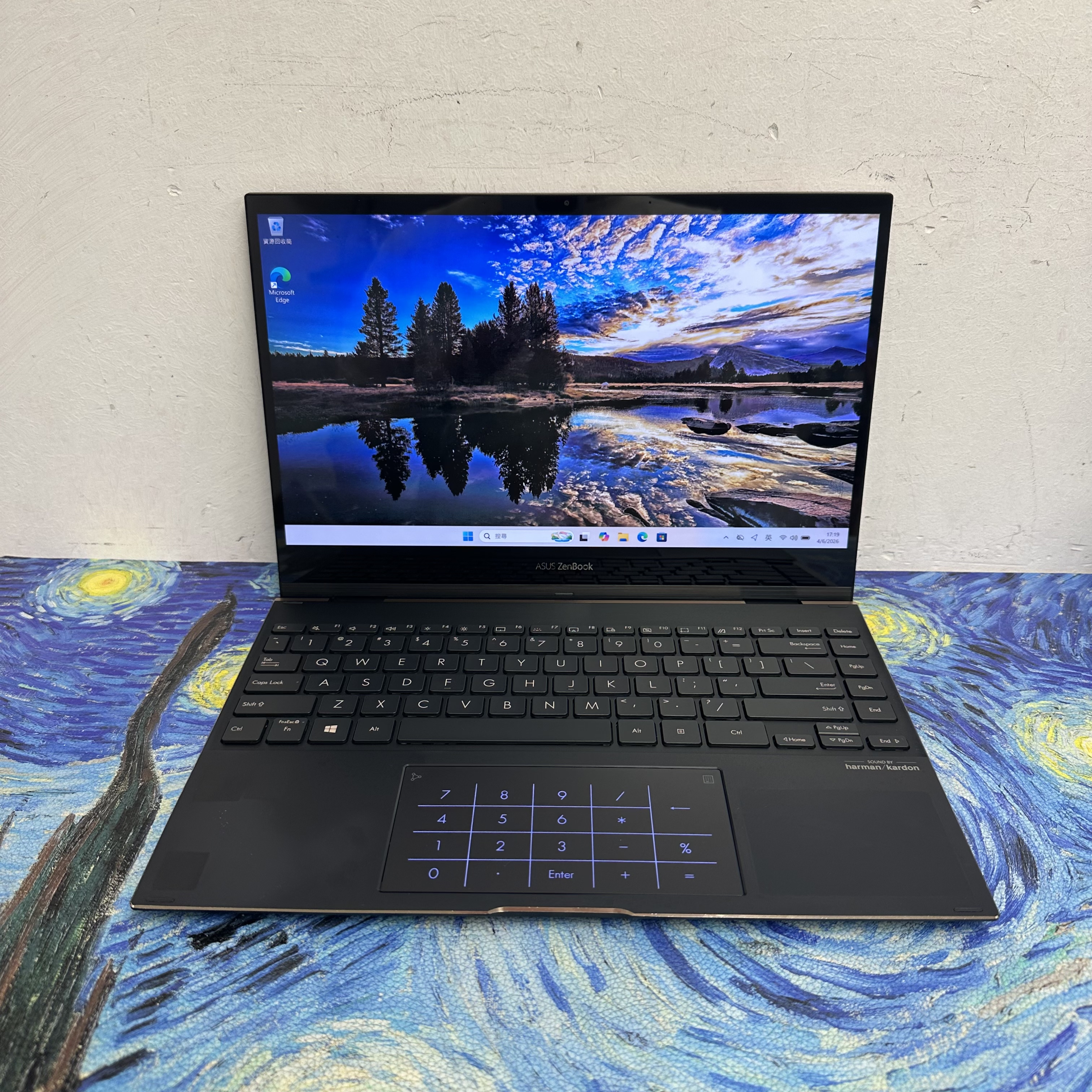 #5940 (4K 360度Touch Mon 超輕薄華碩🔥) Asus Zenbook 13.3寸 Intel i7-1165G7/16GB Ram/512GB SSD /Pantone認證/Laptop / Notebook / Tablet / YouTube / Netflix / Win11/ Office / Work / PC