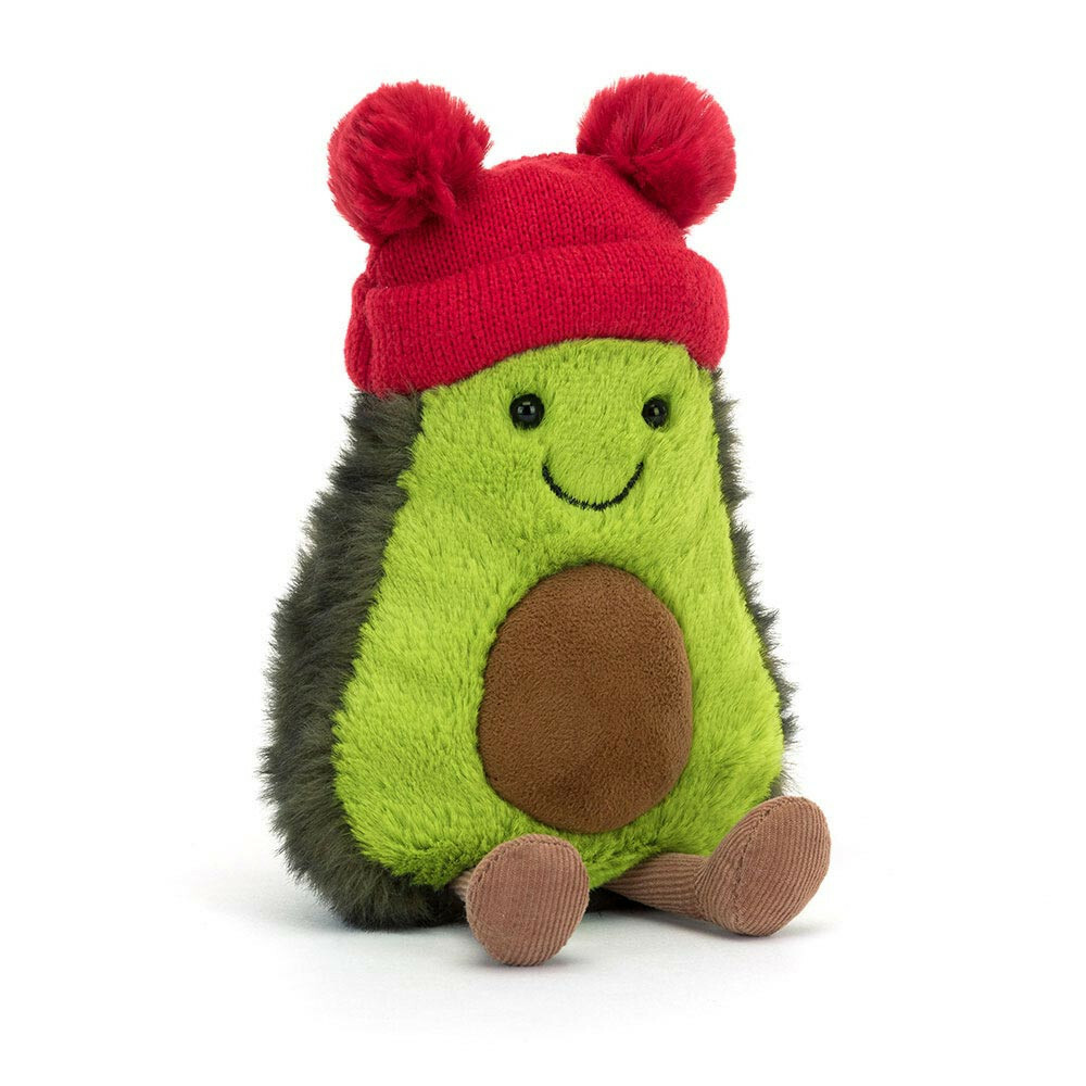 JELLYCAT Amuseables Bobble Avocado 紅耳罩牛油果 (Retired)
